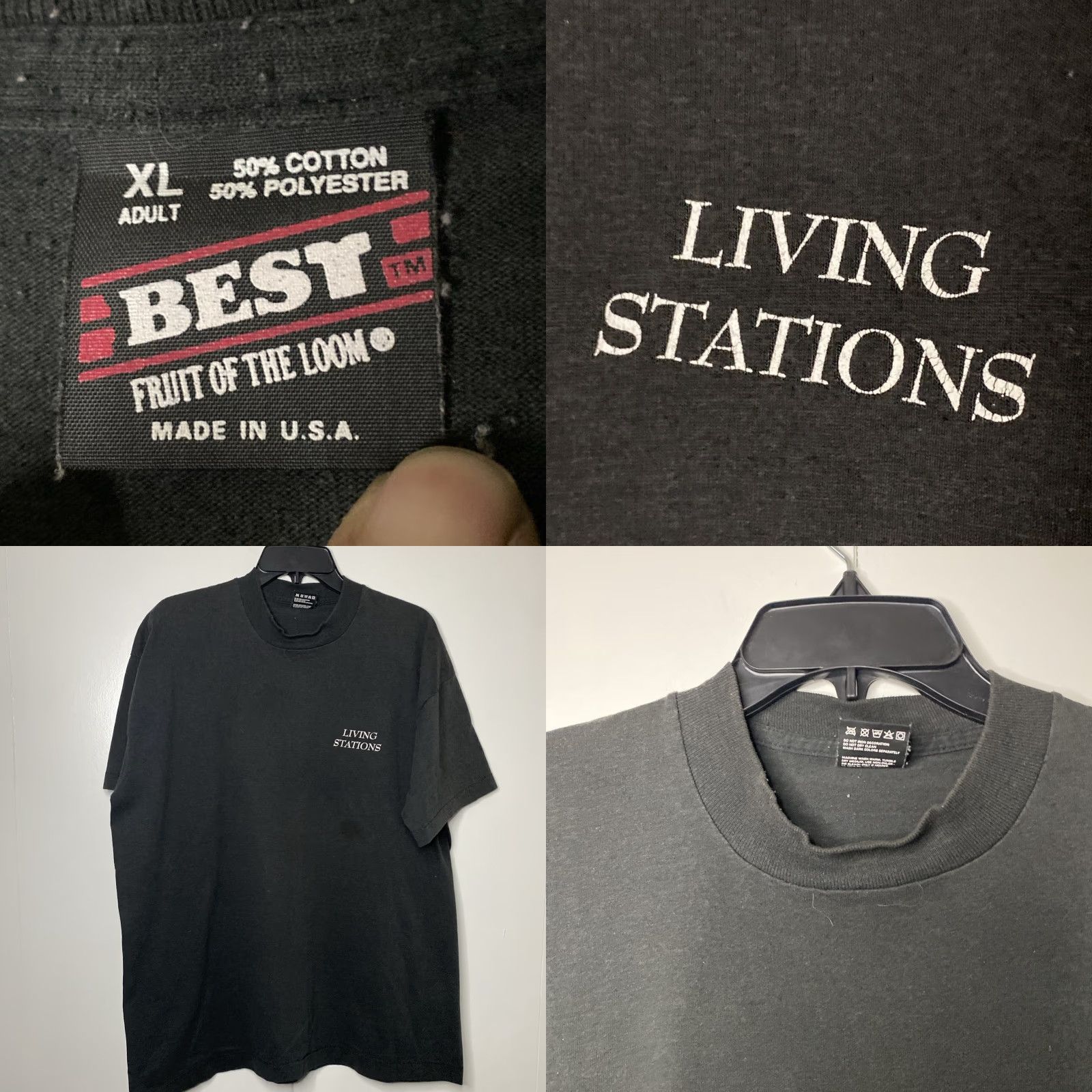Vintage VINTAGE Best T-Shirt Jesus 90s Black XL USA Made Single Stitch Mens Shirt Size US XL / EU 56 / 4 - 8 Thumbnail
