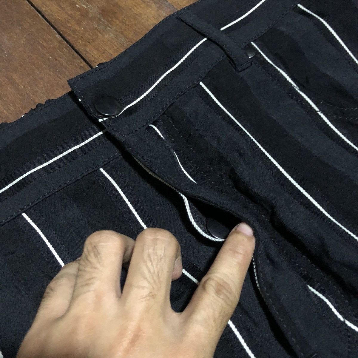 Haider Ackermann SS18 Haider Ackerman Striped Trousers Size 33" - 5 Thumbnail