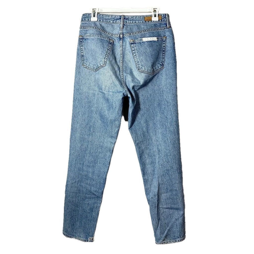 GRLFRND GRLFRND Devon Distressed HR Straight Crop Jeans Size 29 Size 29" - 4 Thumbnail