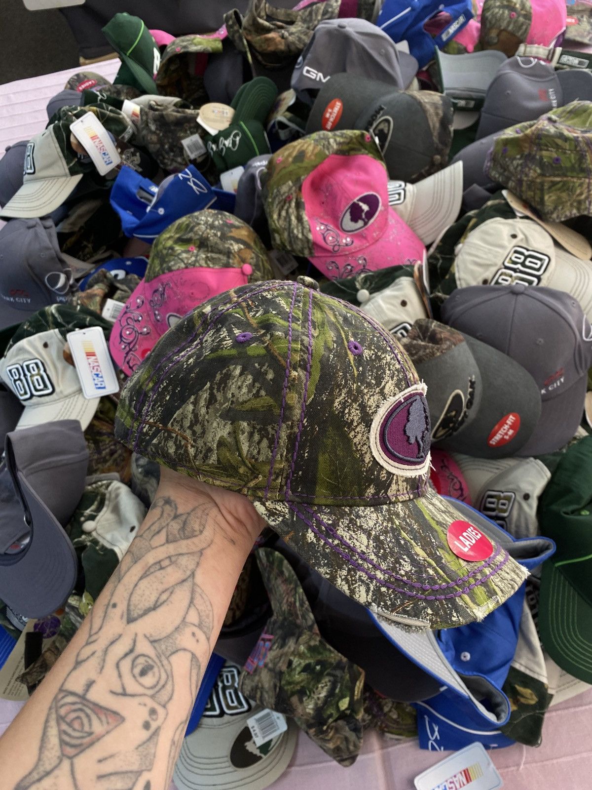 Realtree Signatures Realtree racing cap y2k Size ONE SIZE - 2 Thumbnail