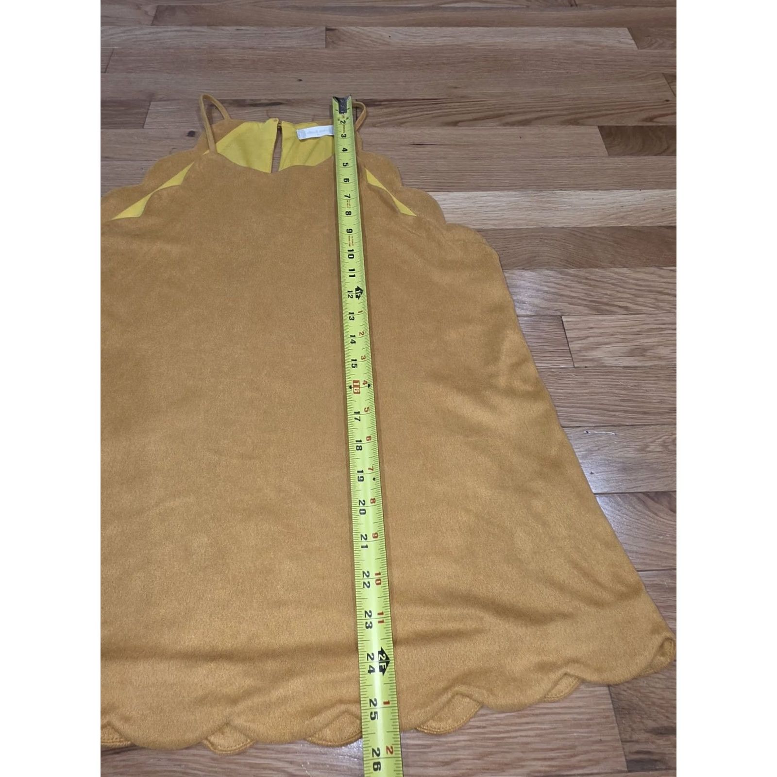 Vintage Altard State Tank Womens Medium Yellow Suede Polyester M Size M / US 6-8 / IT 42-44 - 6 Thumbnail