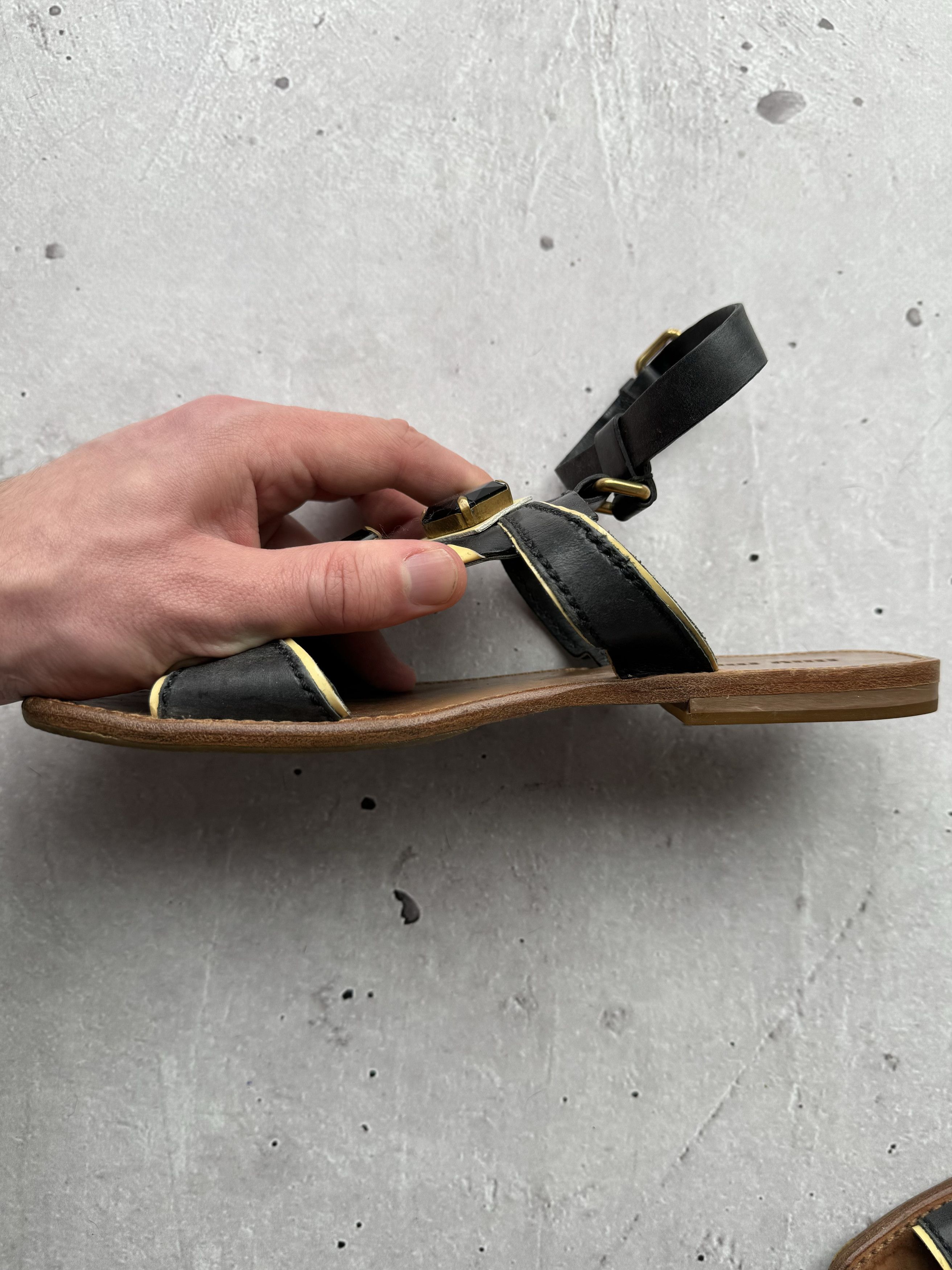 Miu Miu Miu Miu Vintage Worn Sandals Size US 6.5 / IT 36.5 - 4 Thumbnail