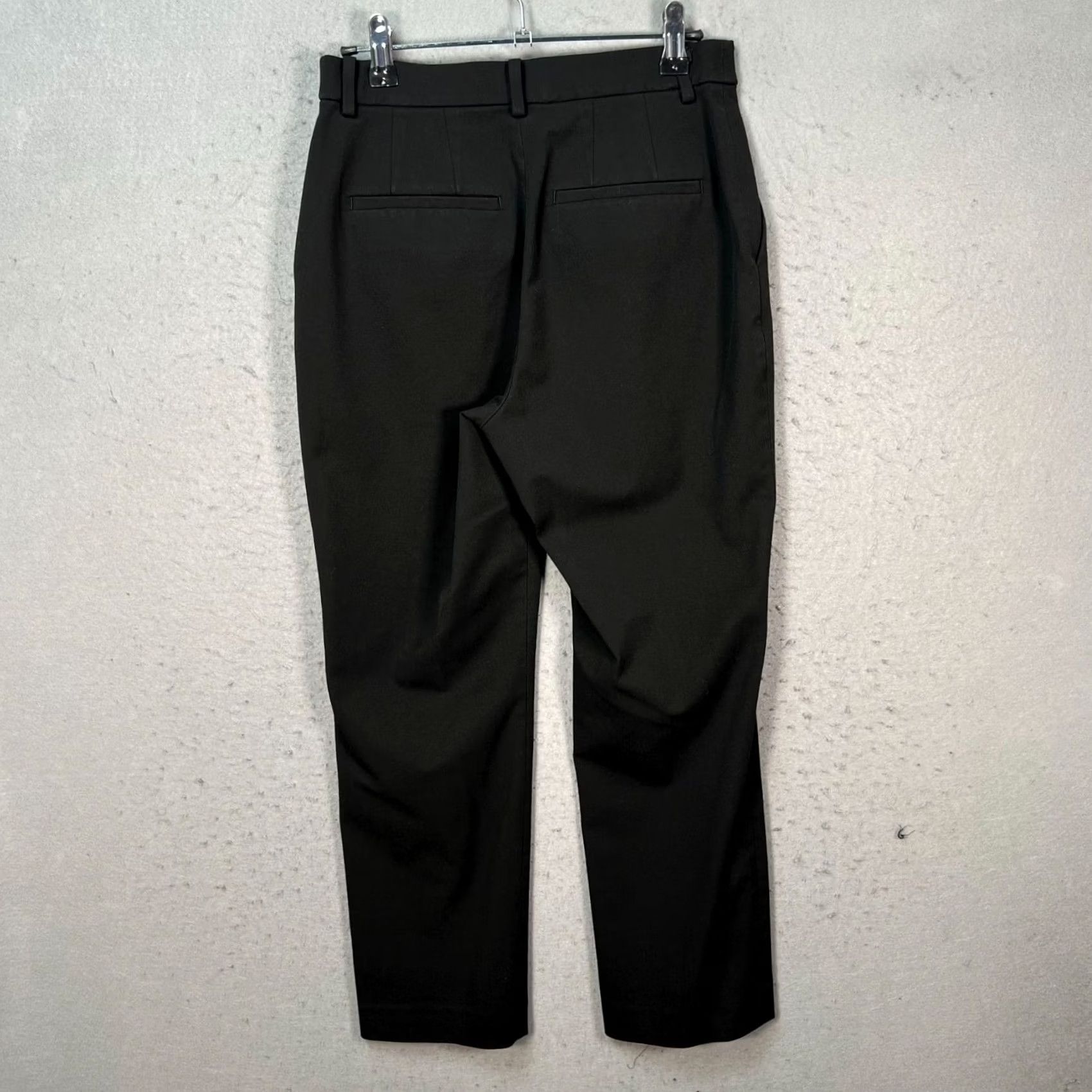 Uniqlo Uniqlo Pants Womens Size Medium Black Straight-Leg Ankle Polyester Blend Size 32" / US 10 / IT 46 - 2 Thumbnail