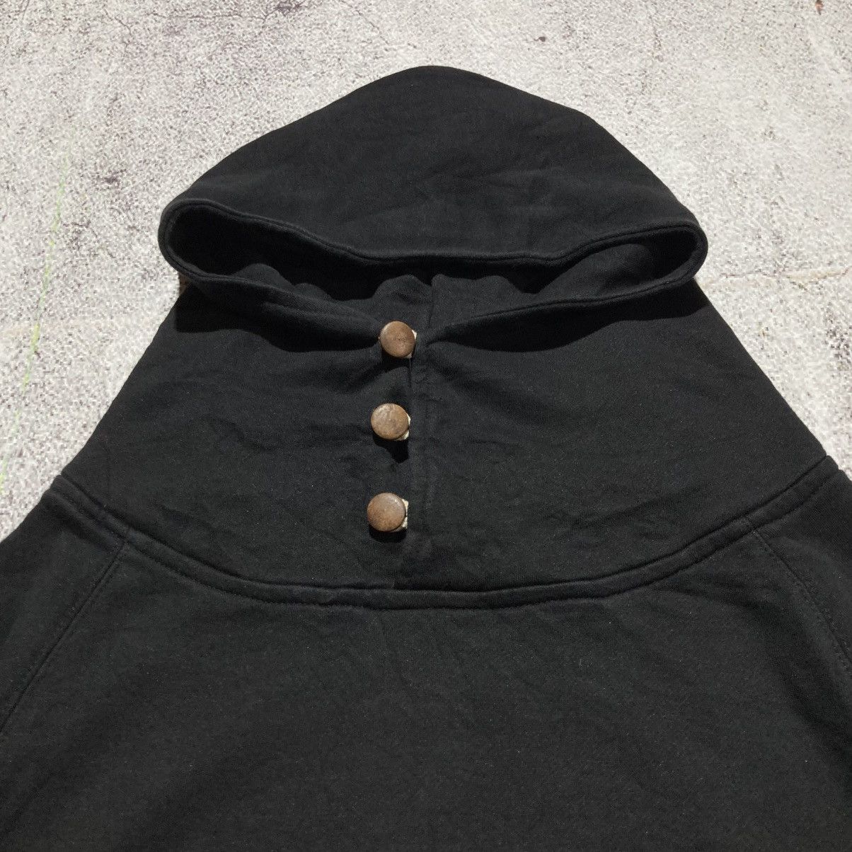 Japanese Brand 2000s Controcte Unique Pullover Hoodie Black Kapital Style Size US M / EU 48-50 / 2 - 4 Thumbnail