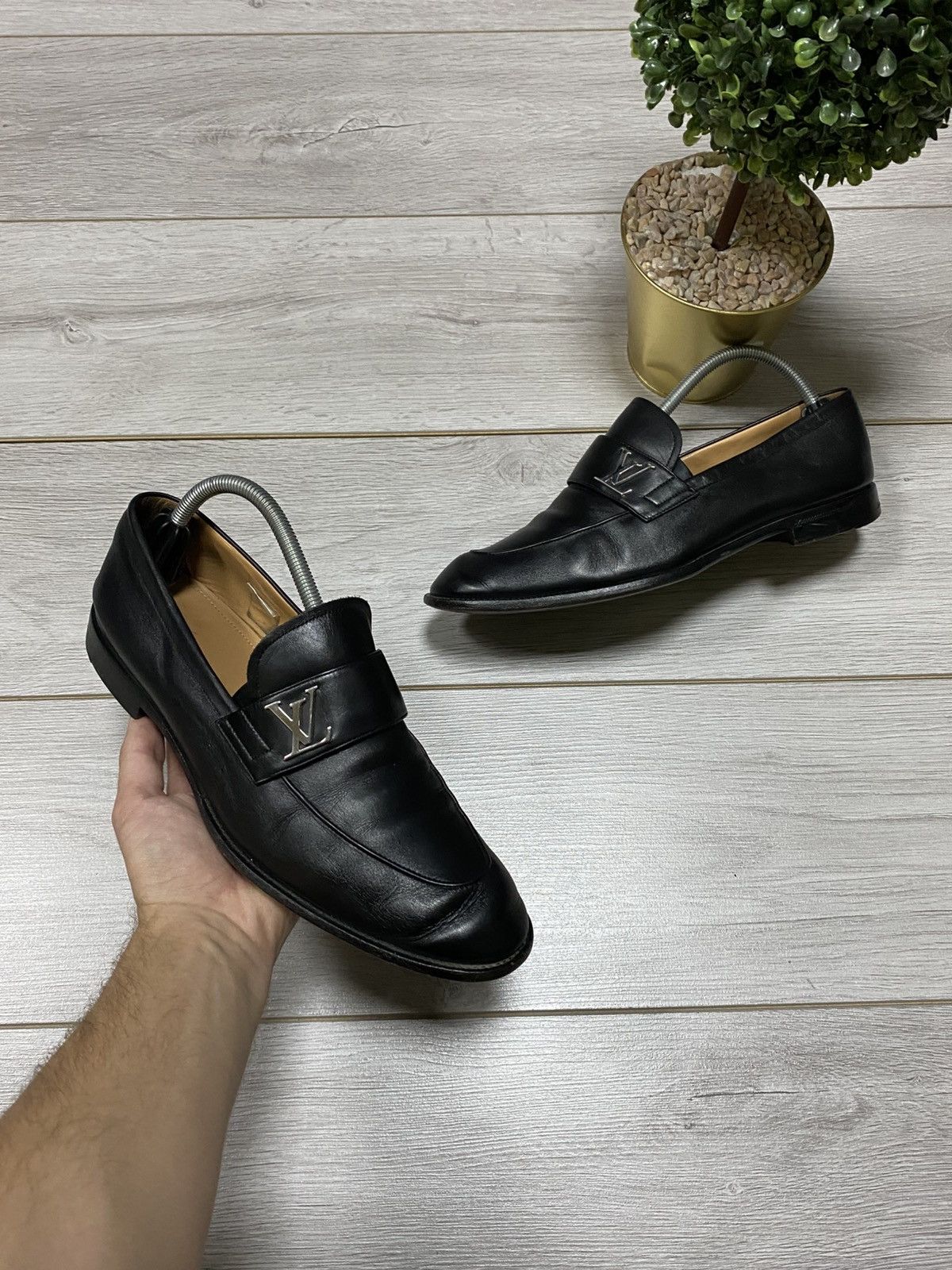 Louis Vuitton Louis Vuitton Saint germain loafer leather LV shoes Size US 8 / EU 41 - 1 Thumbnail