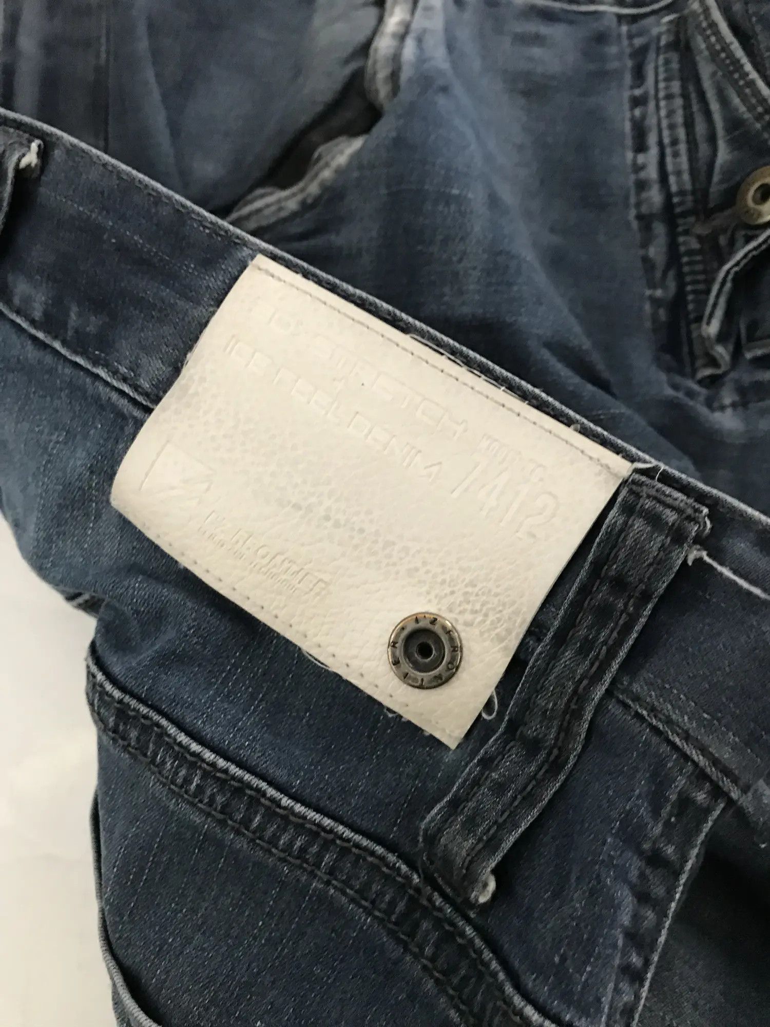 Japanese Brand Frontier Dagger Pocket Multipocket Denim Size US 31 - 12 Thumbnail