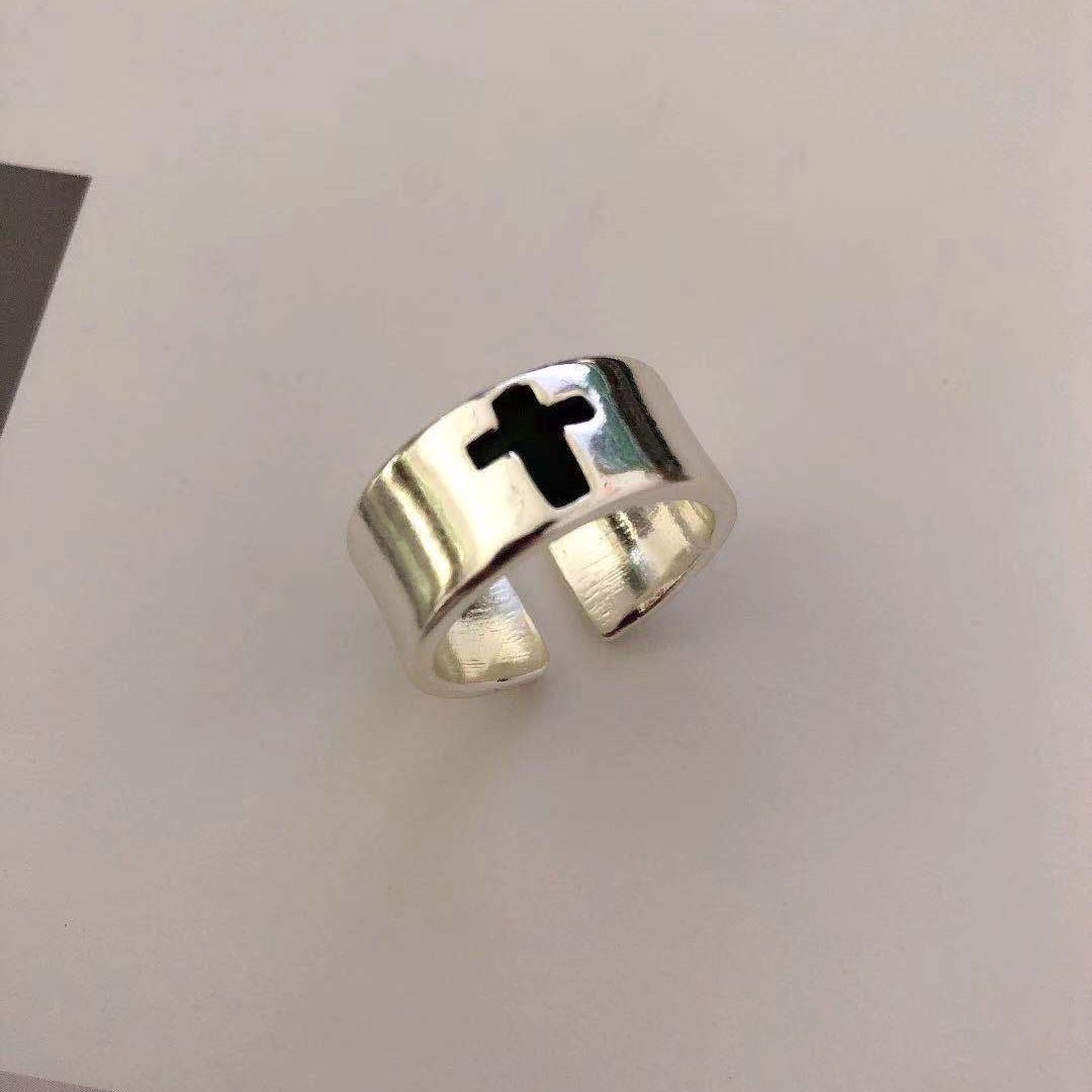 Jewelry Cross Future Jewelry Rings Open Size Chrome Ring (Size 7-13) Size ONE SIZE - 1 Thumbnail