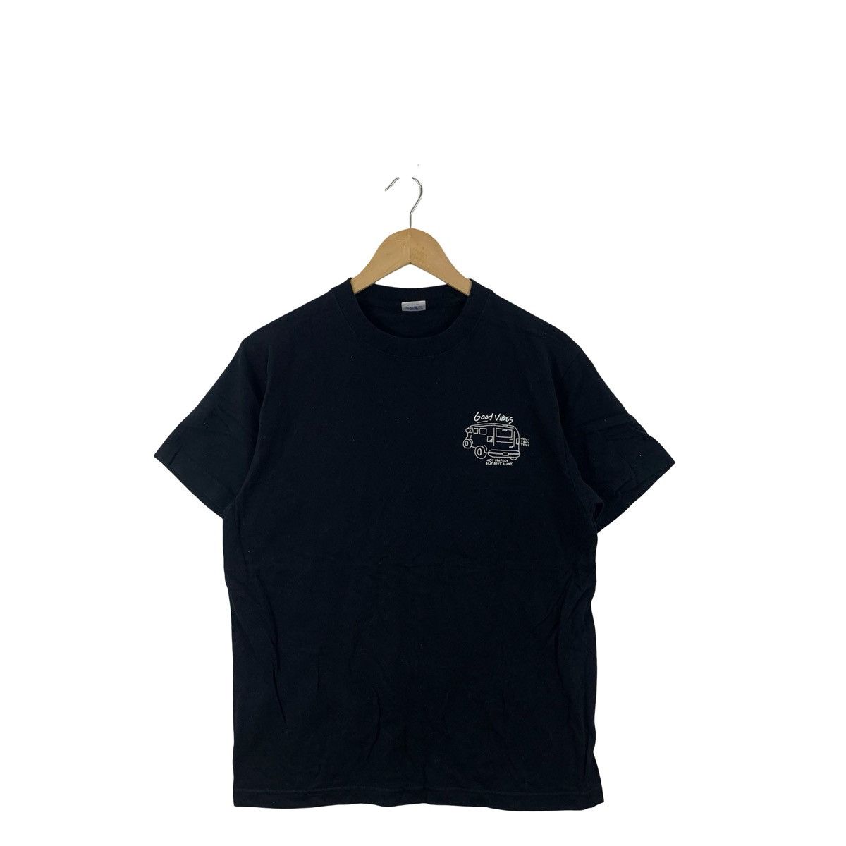 Other GOOD VIBES VAN Graphic T-Shirt Minimal Chest Print Casual Size US M / EU 48-50 / 2 - 3 Thumbnail