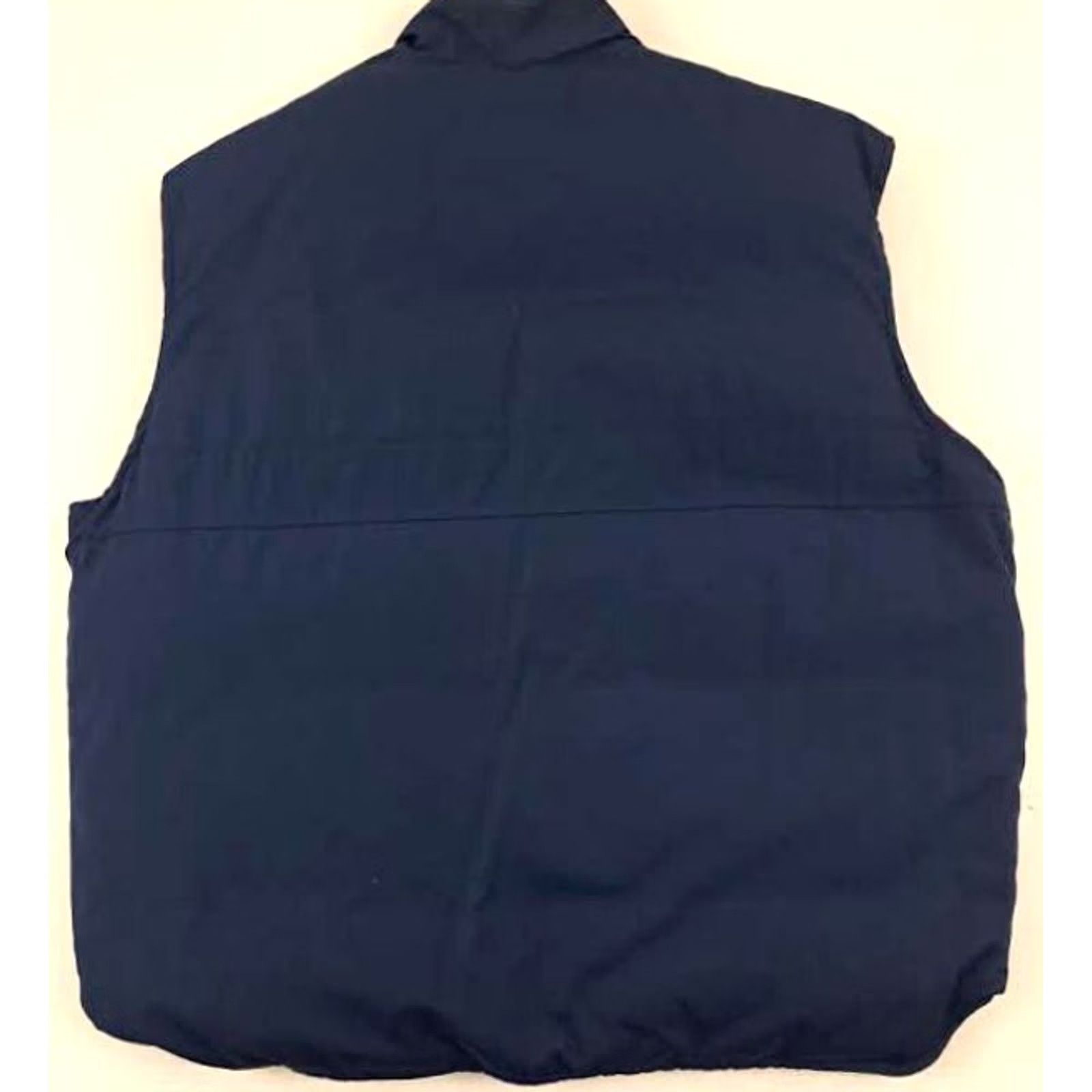 Sears VINTAGE Sears Fieldmaster Down Zip&Button Outdoor Vest XL 46/48 Men Vest Blue & Red Nylon 1970s 80s Bodywarmer Size US M / EU 48-50 / 2 - 6 Thumbnail