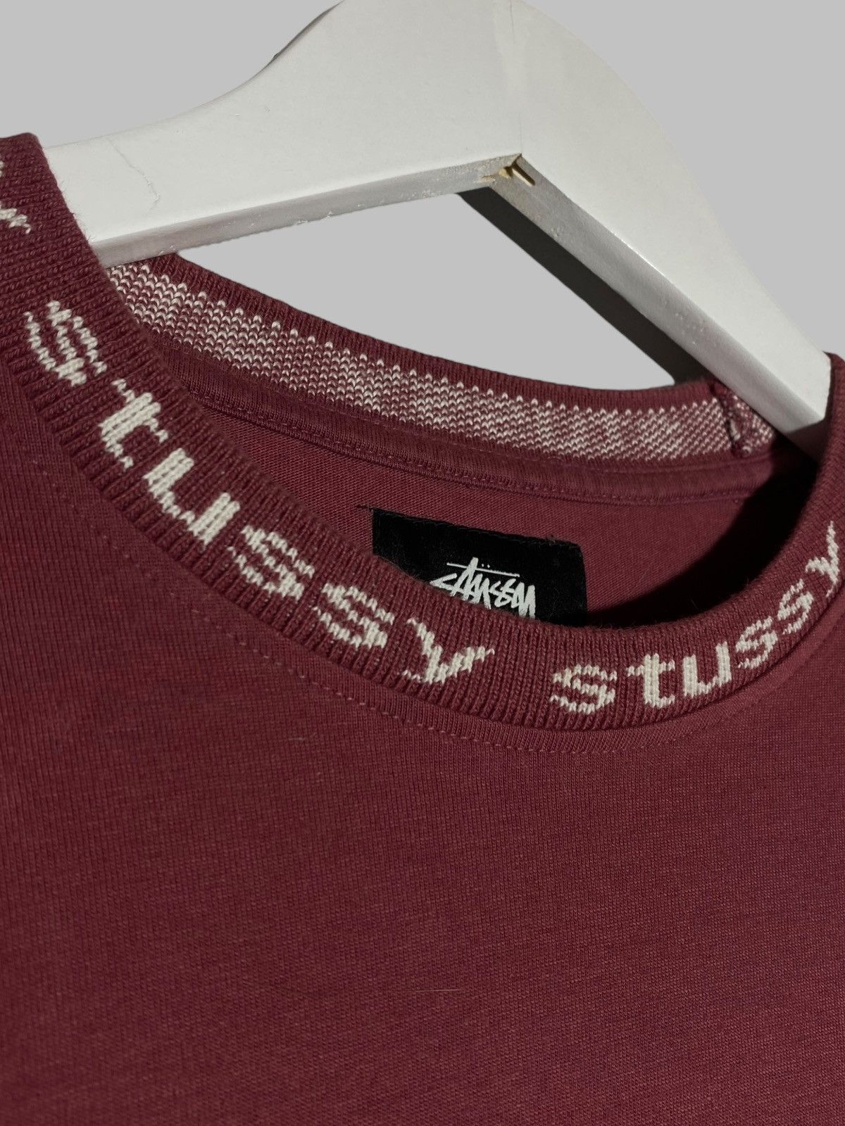 Stussy 🔥 00s STUSSY NECK LOGO SK8 LONG SLEEVE Y2K STREETWEAR 🔥 Size US S / EU 44-46 / 1 - 4 Thumbnail