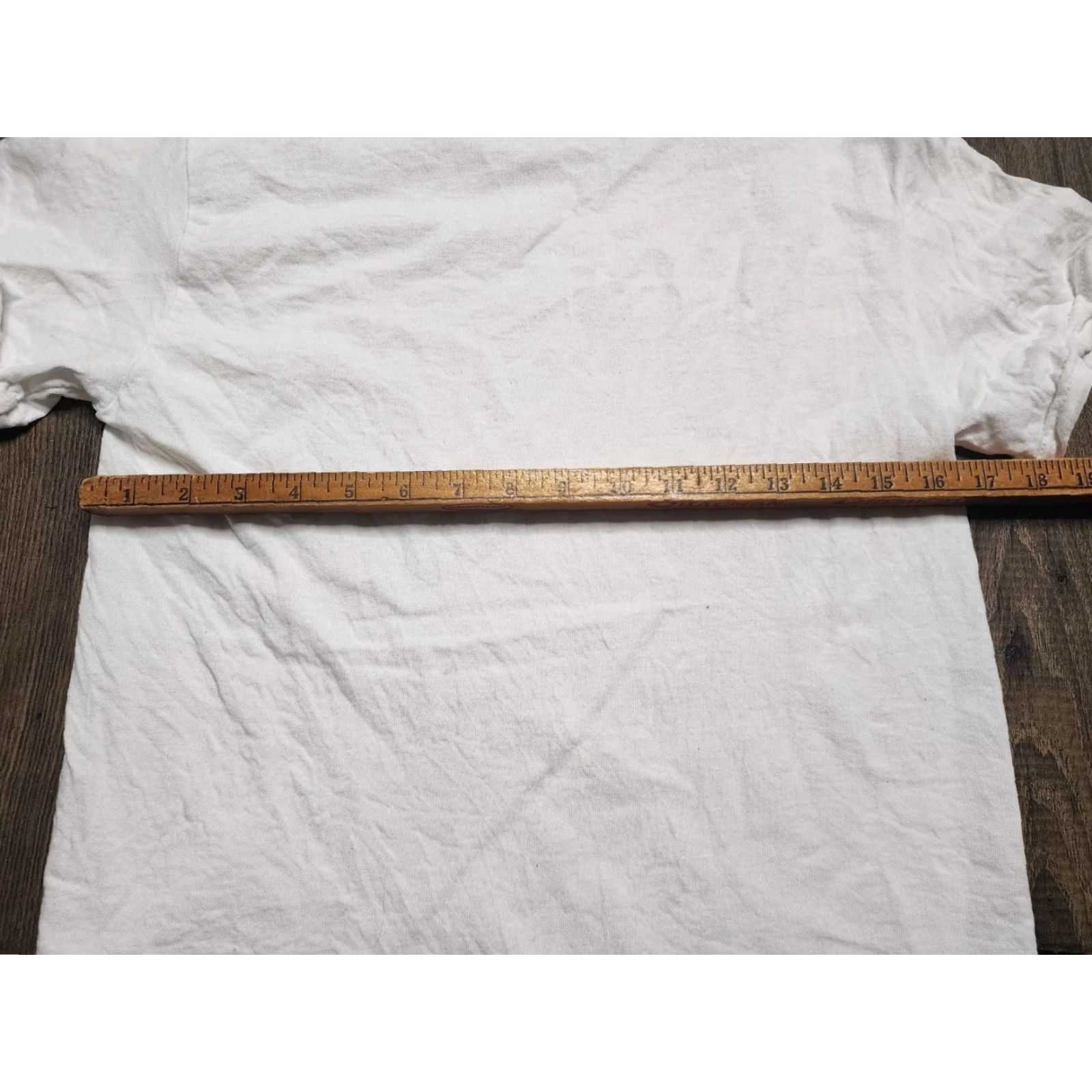 Travis Scott VINTAGE Custommade Men T-Shirt Short Sleeve Crew Neck Cotton White Travis Scott Power Of Love 90s Hip Hop Music Concert Tee Mens Size US S / EU 44-46 / 1 - 3 Thumbnail