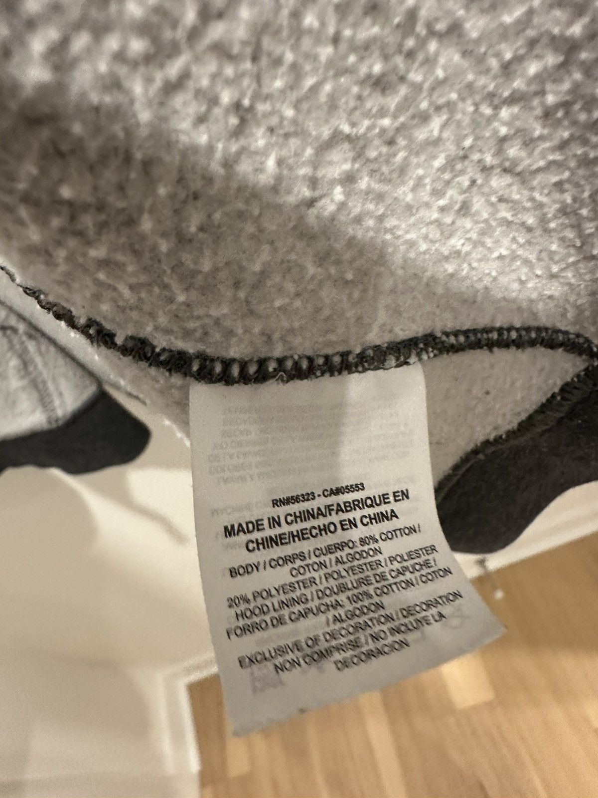 Nike Grey nike logo hoodie Size US XL / EU 56 / 4 - 5 Thumbnail
