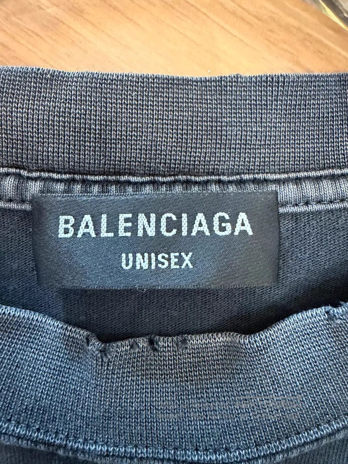 Balenciaga Distressed Graphic Short Sleeve T-Shirt. Size US S / EU 44-46 / 1 - 3 Thumbnail