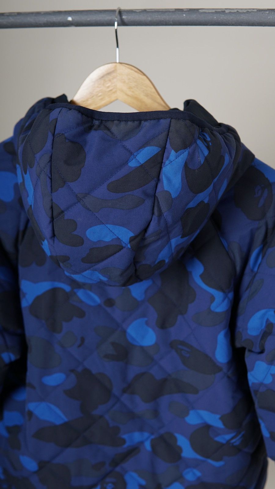 Bape Blue Camo Hoodie Down Jacket Size US M / EU 48-50 / 2 - 12 Thumbnail