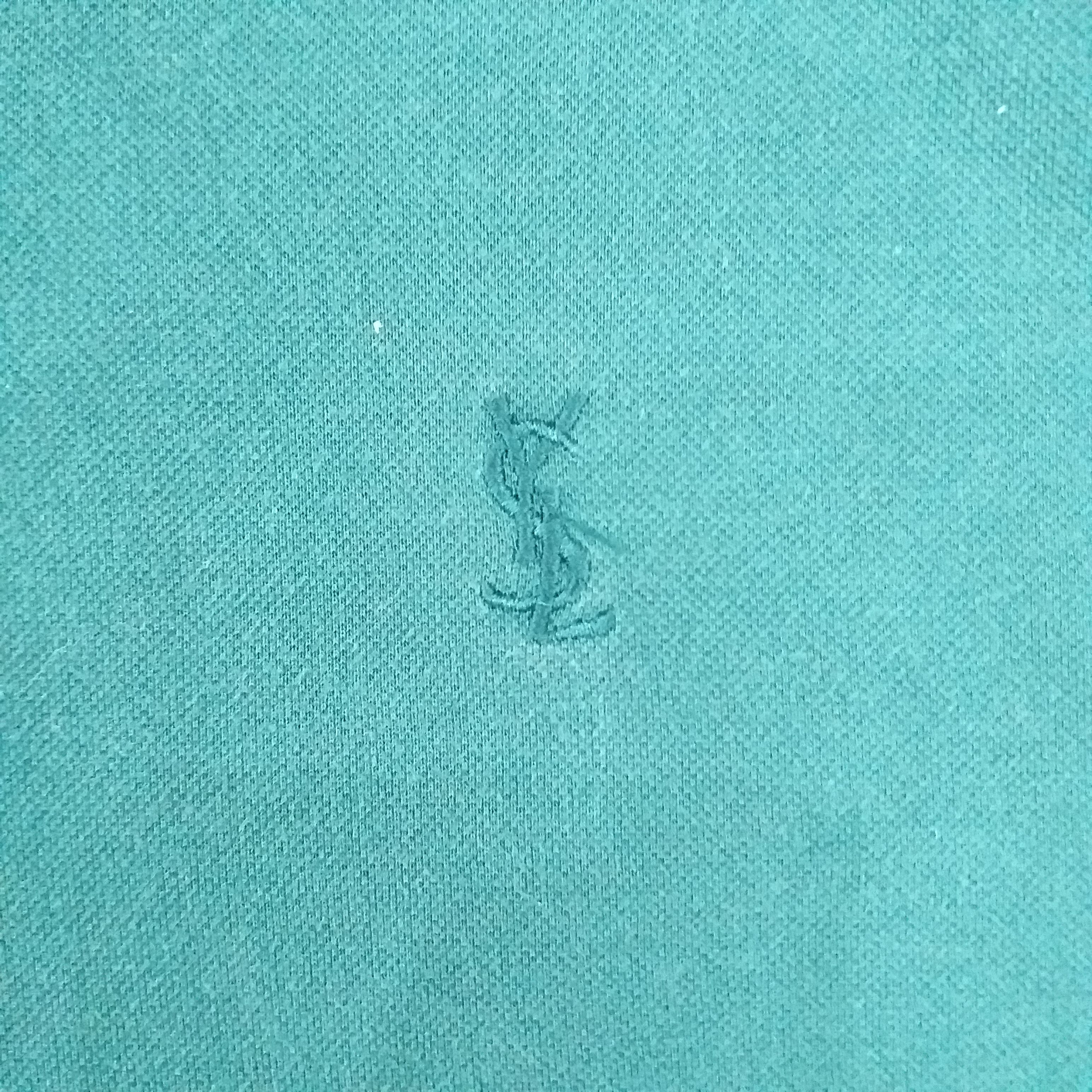 Vintage Vintage Yves Saint Laurent Ysl Italy Button Tshirt -E078 Size US L / EU 52-54 / 3 - 4 Thumbnail