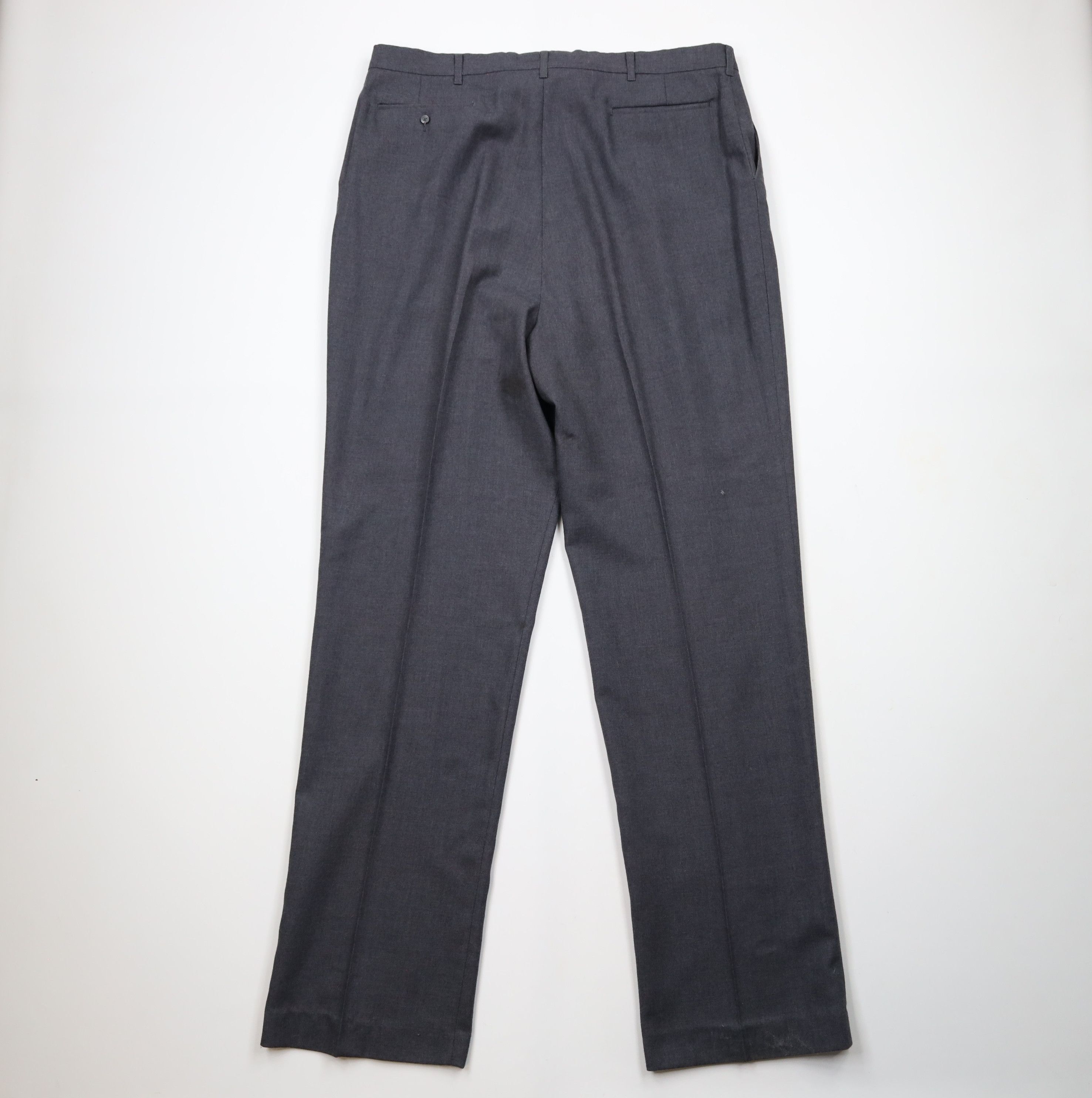 Vintage Vintage 90s Streetwear Worsted Wool Wide Leg Pants USA Size US 38 / EU 54 - 11 Thumbnail