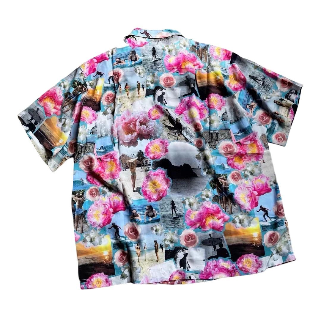 Chrome Hearts Hawaiian floral button up short sleeve shirt Size US XL / EU 56 / 4 - 2 Thumbnail