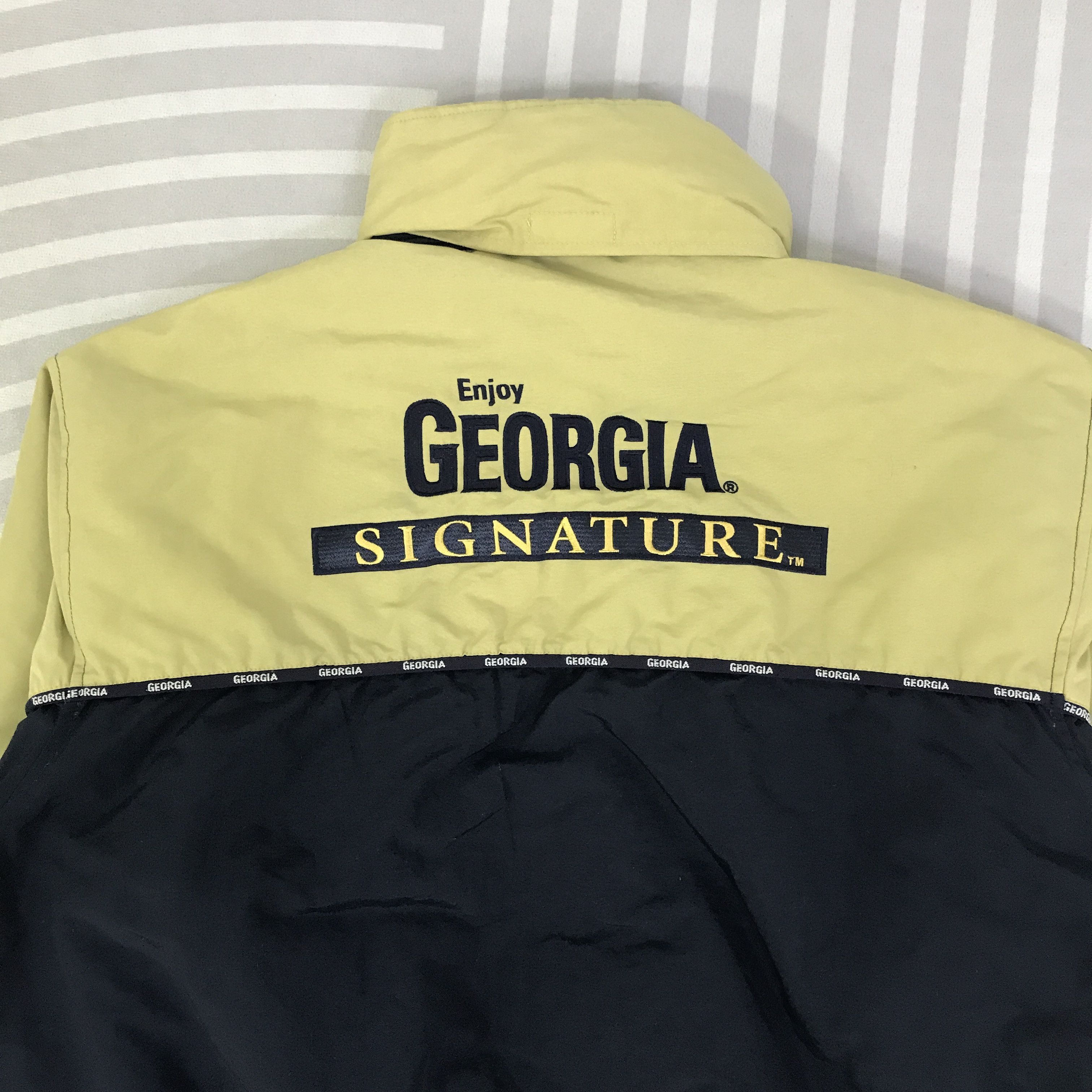 Japanese Brand Vintage Enjoy Georgia Signature Jacket K92B18 Size US L / EU 52-54 / 3 - 2 Thumbnail
