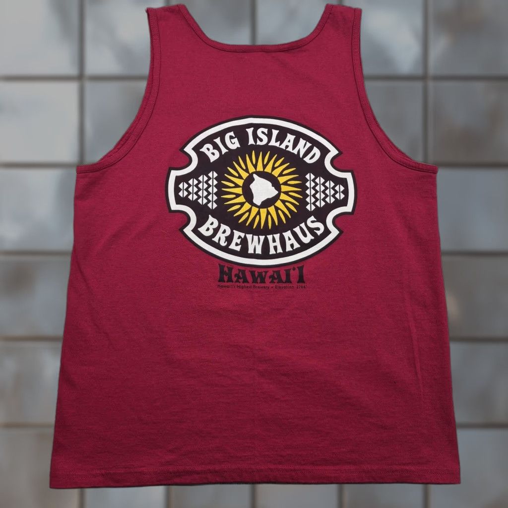 Gildan Big Island Brewhaus Tank Top Mens Medium Red Hawaii Brewery Beer Graphic Tee Size US M / EU 48-50 / 2 - 1 Thumbnail