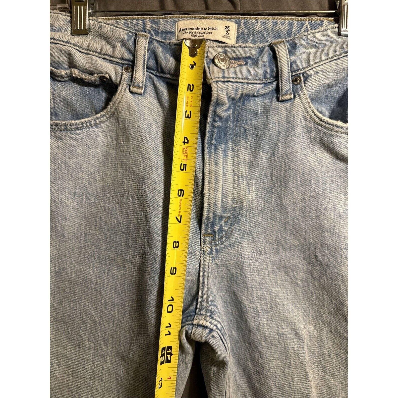 Abercrombie & Fitch Abercrombie Fitch Womens 26/2 Jean The 90s Relaxed High Rise Size 26" / US 2 / IT 38 - 11 Thumbnail