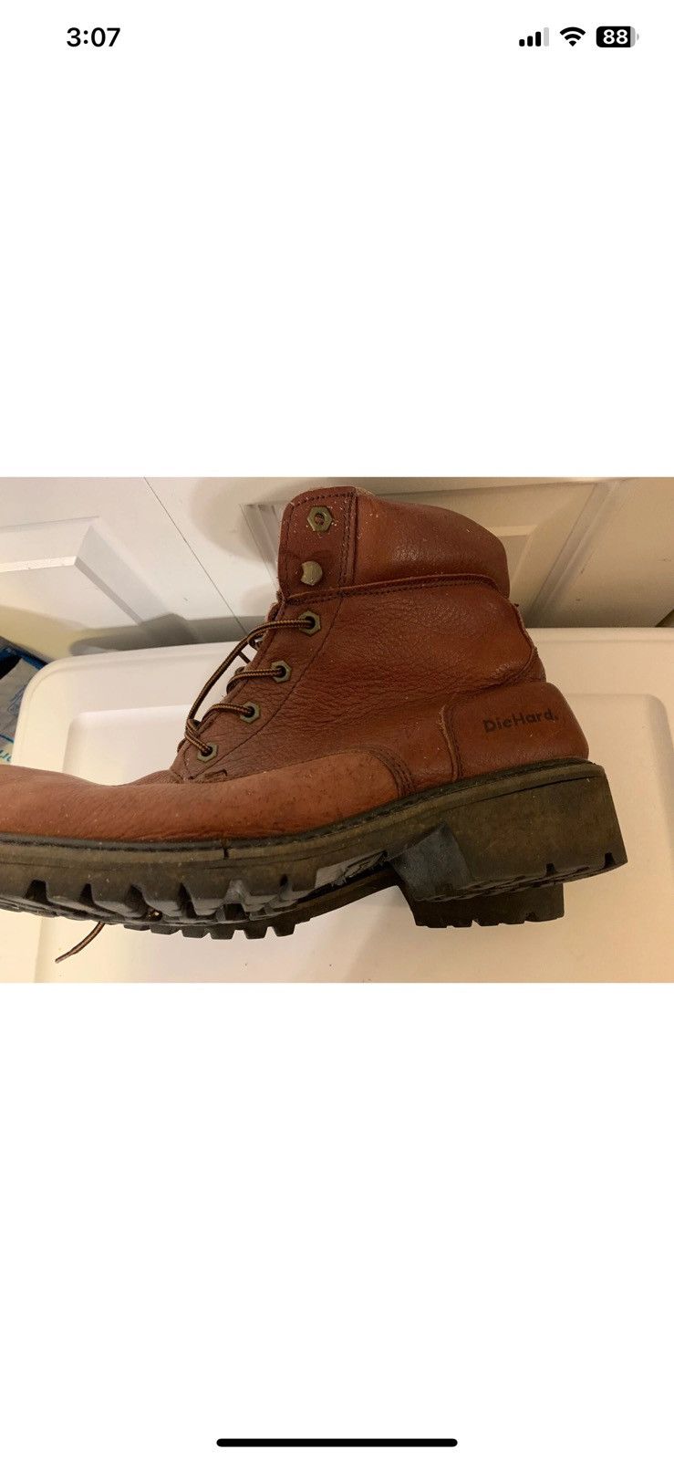 Other Die hard mens sz 13 boots oregon distressed work boots Size US 13 / EU 46 - 4 Thumbnail