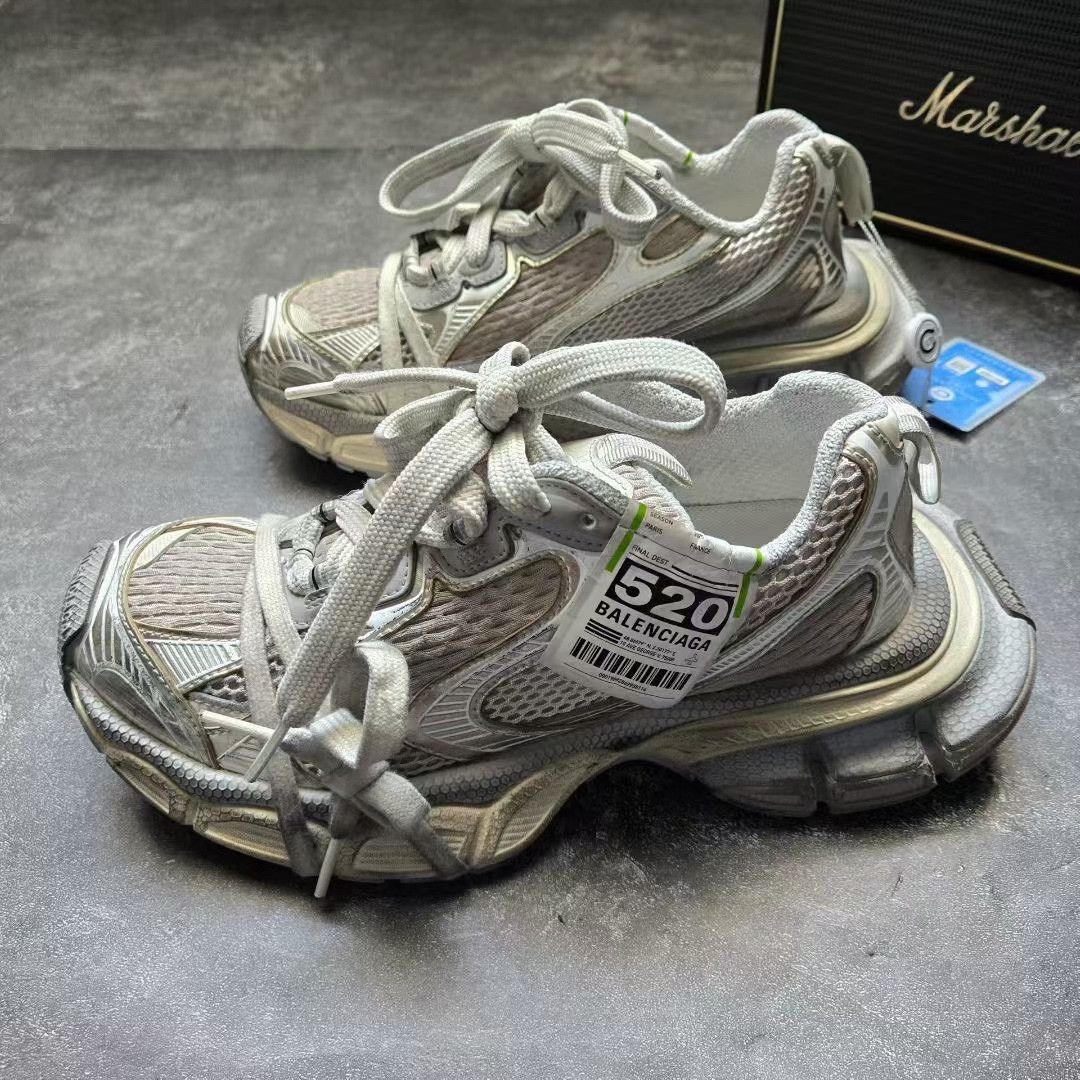 Balenciaga Balenciaga Limited Beige Lowtop Sneakers XXXL Women Size US 8 / IT 38 - 1 Thumbnail