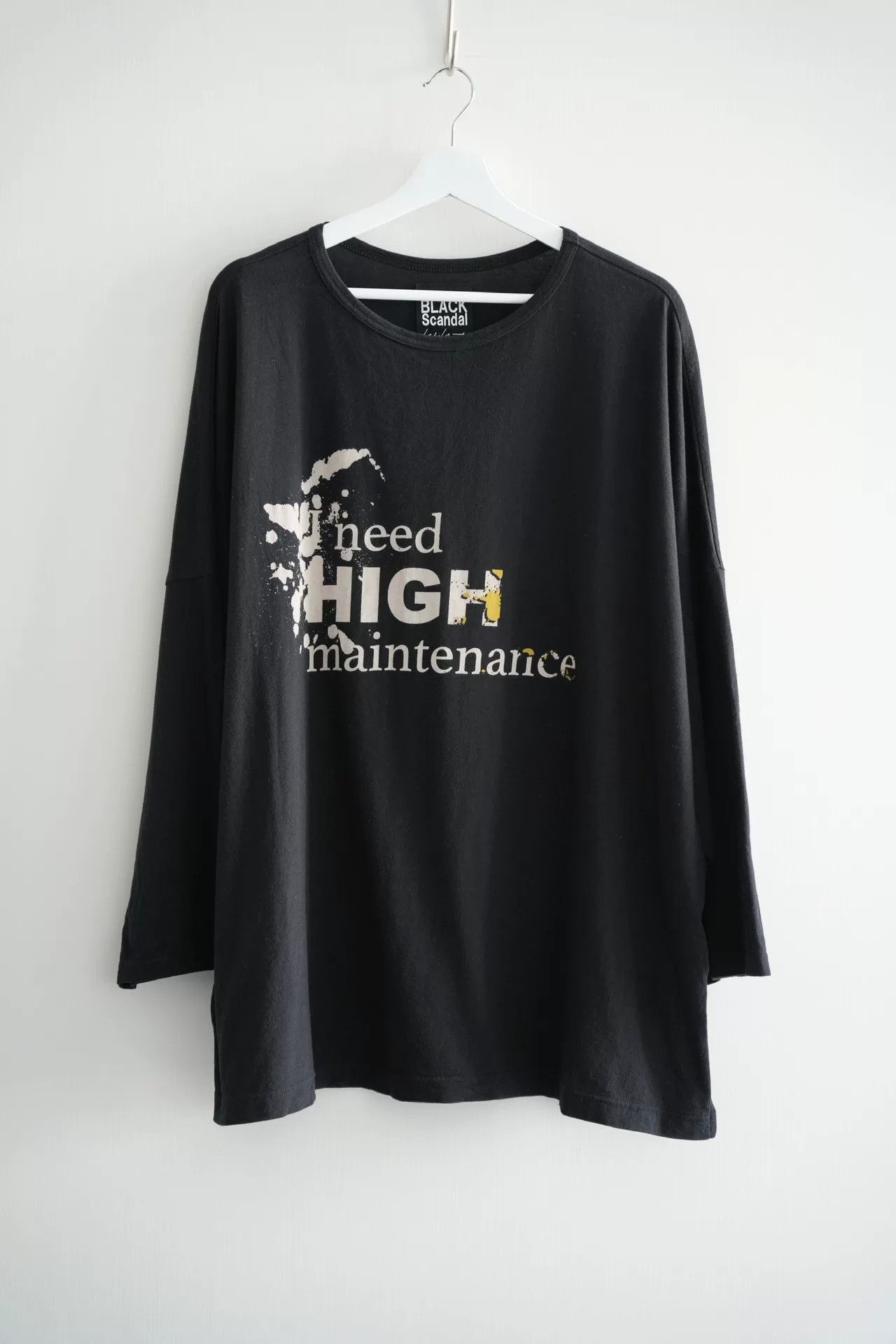 Yohji Yamamoto black long sleeve tee by yohji yamamoto Size US M / EU 48-50 / 2 - 1 Thumbnail