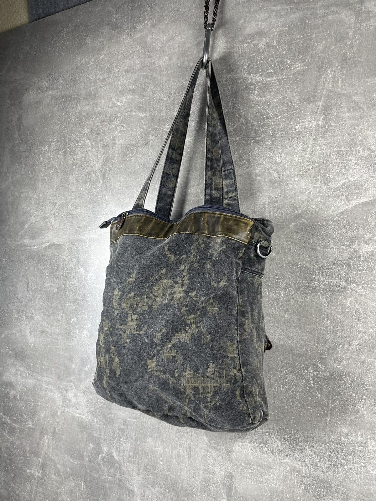 Vintage Vintage Victoria San Francisco Tote Bag Camo Grommet Punk Size ONE SIZE - 5 Thumbnail