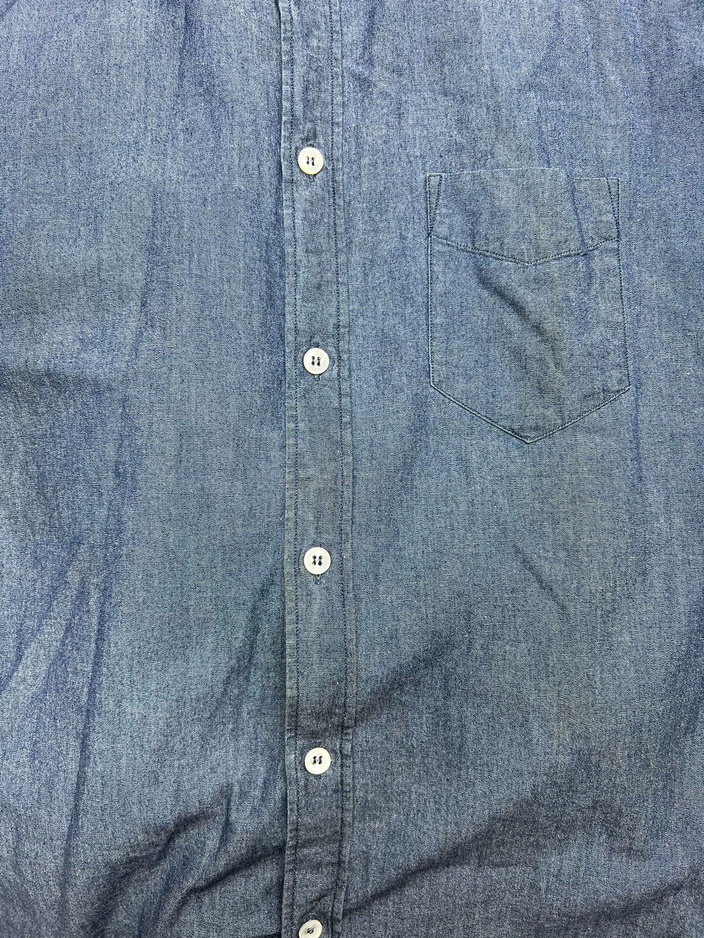 Maison Margiela Maison Margiela White Label Denim Short-Sleeve Shirt Size XS / US 0-2 / IT 36-38 - 6 Thumbnail