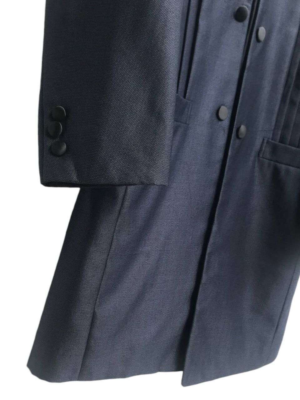 Mario Valentino Mario Valentino Bandhgala Style Long Coat Size US L / EU 52-54 / 3 - 7 Thumbnail