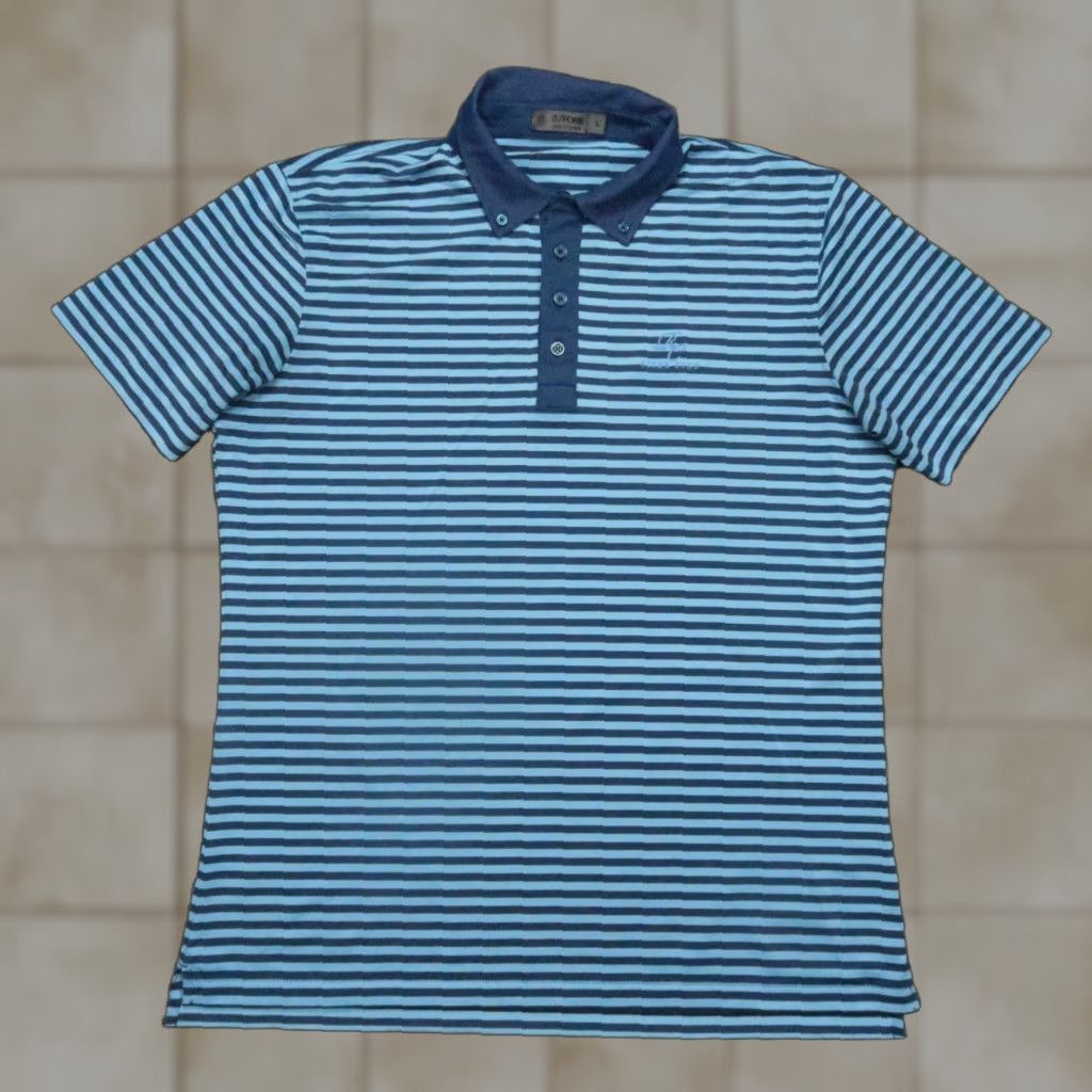 G/FORE G/Fore Shirt Mens Large Blue Performance Golf Polo Short Sleeve River Club Shirt Size US L / EU 52-54 / 3 - 1 Thumbnail