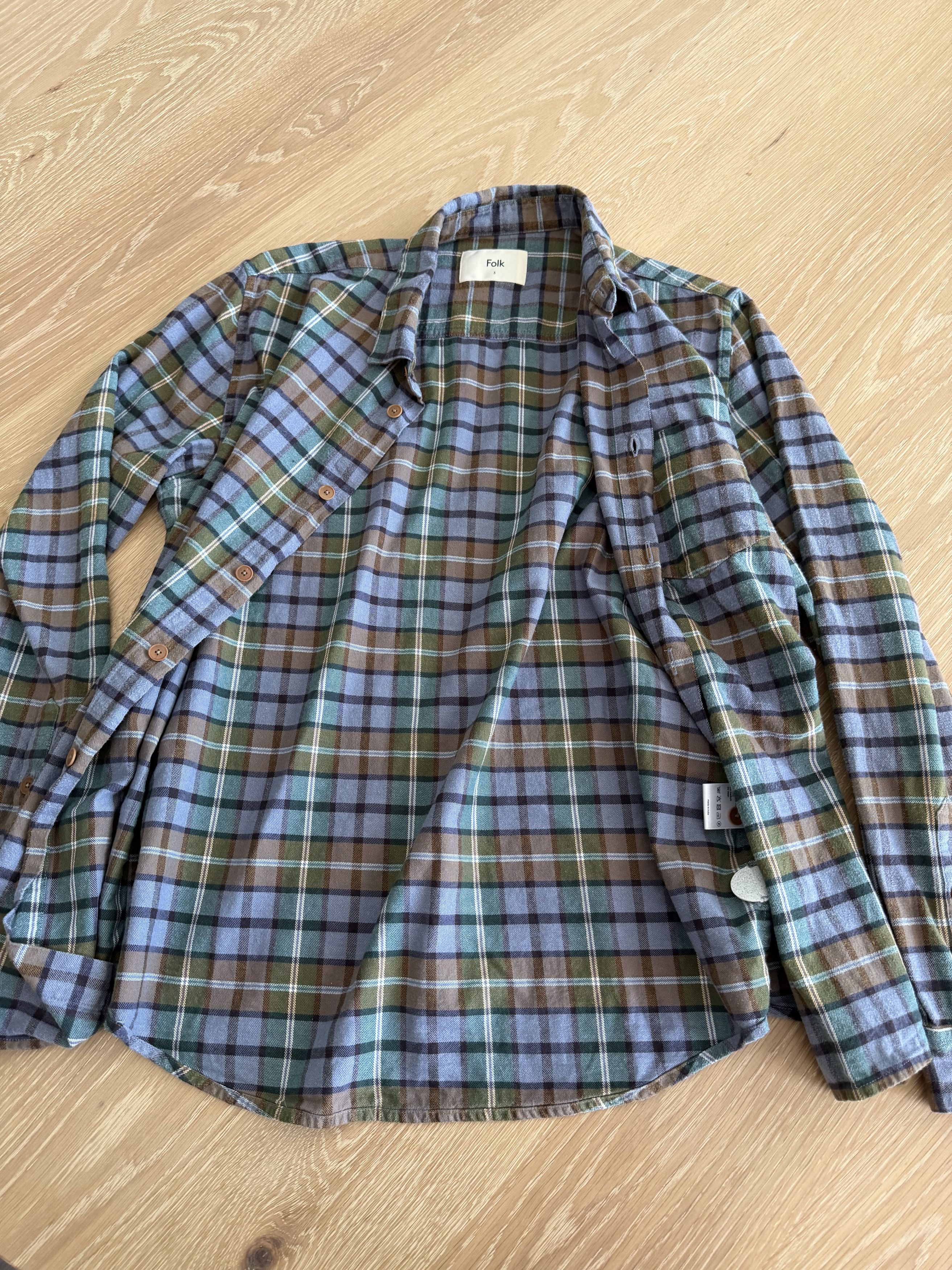 Folk Folk Flannel Shirt Size US L / EU 52-54 / 3 - 5 Thumbnail