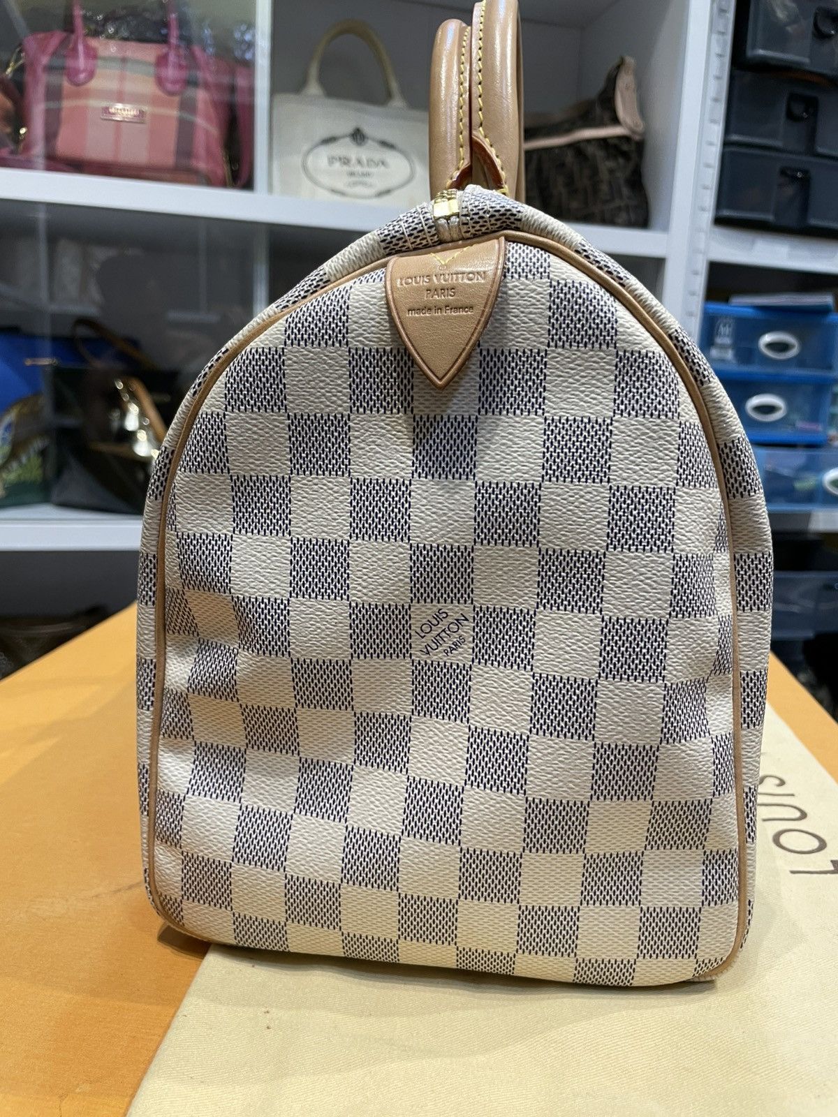 Louis Vuitton AUTHENTIC LOUIS VUITTON DAMIER AZURE SPEEDY 30 Size ONE SIZE - 6 Thumbnail
