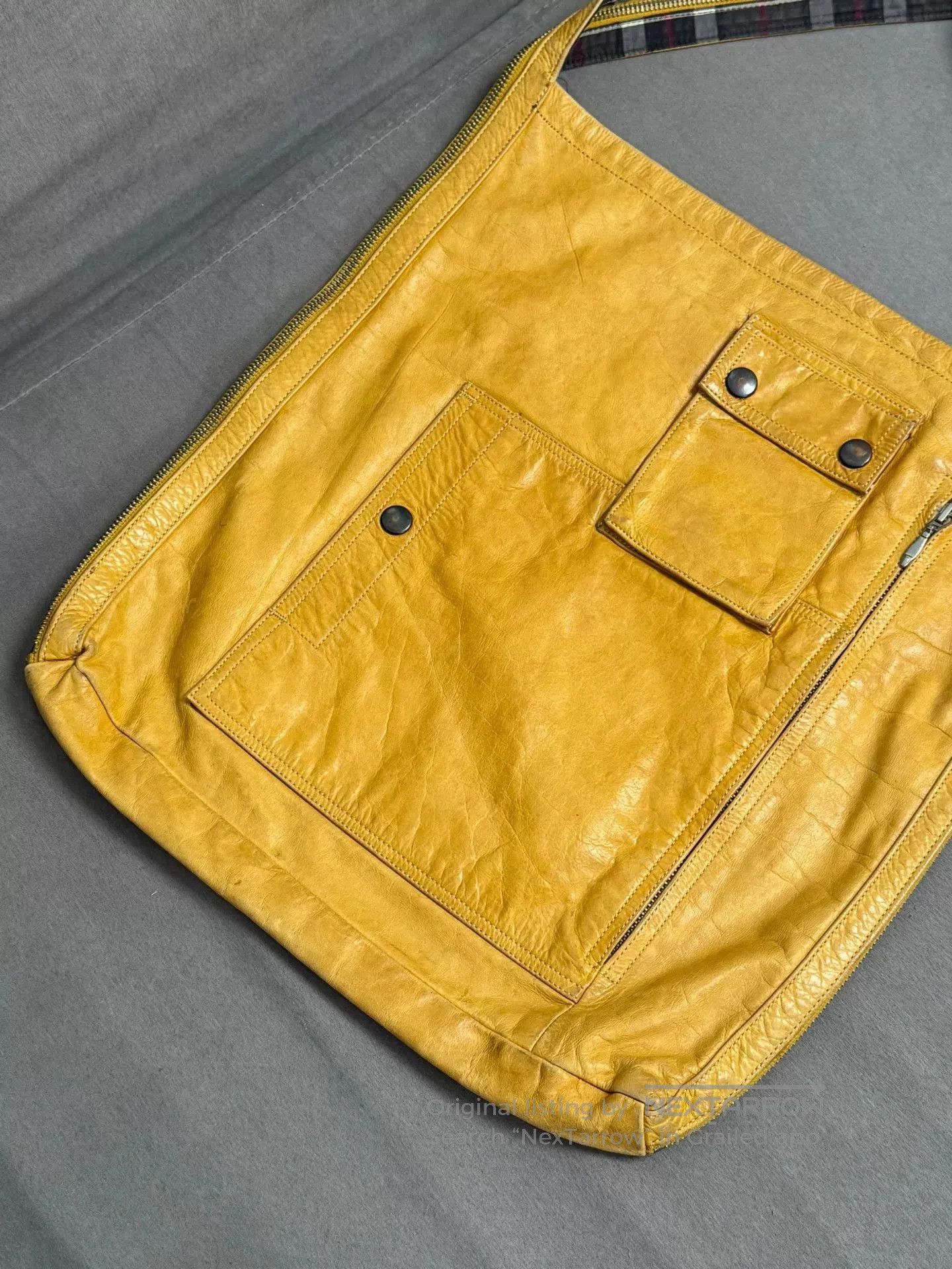 Dries Van Noten dries van noten yellow leather shoulder bag. Size ONE SIZE - 3 Thumbnail