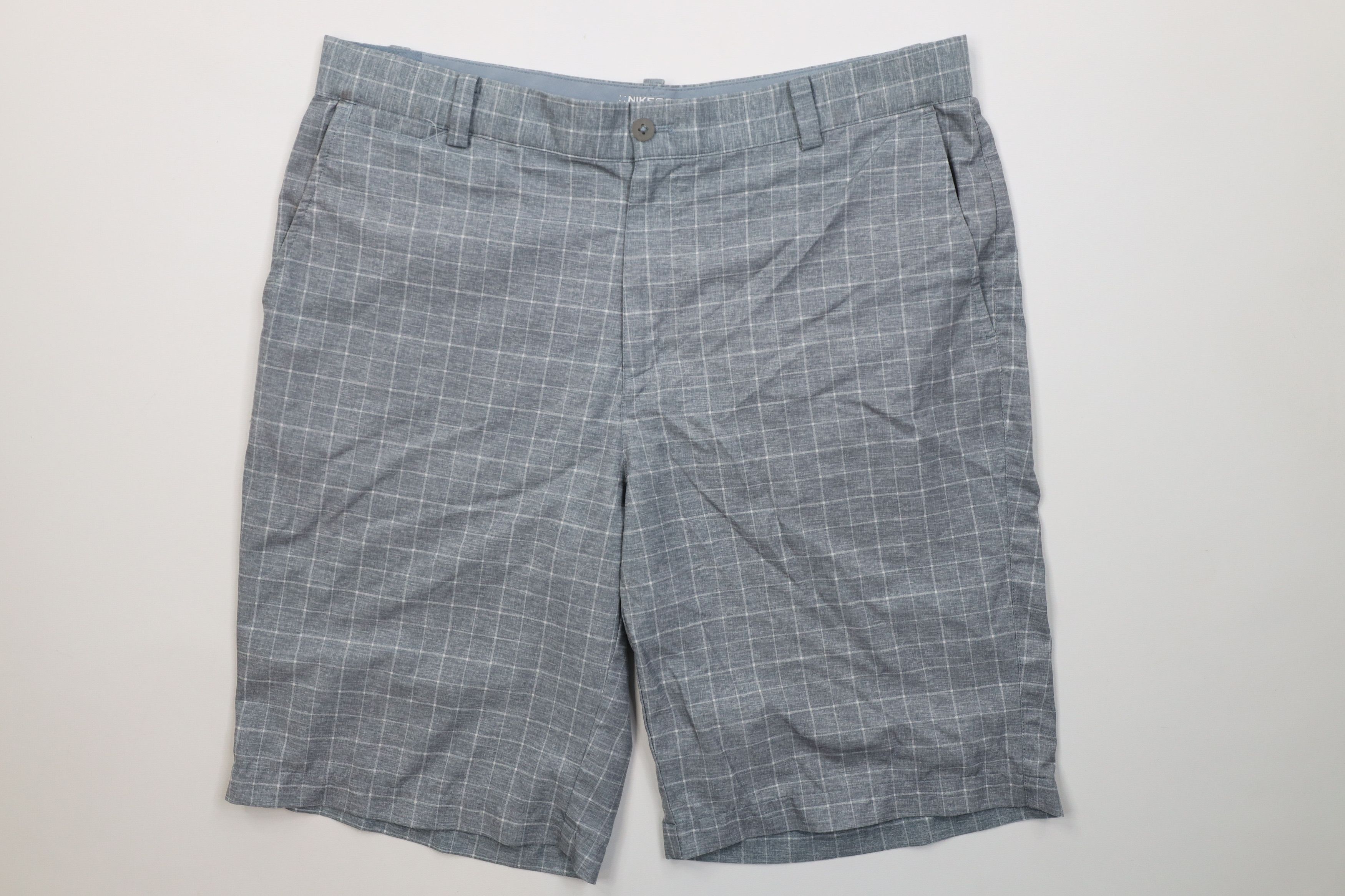 Nike Nike Golf Tour Performance Knit Golfing Chino Shorts Plaid Size US 34 / EU 50 - 1 Thumbnail