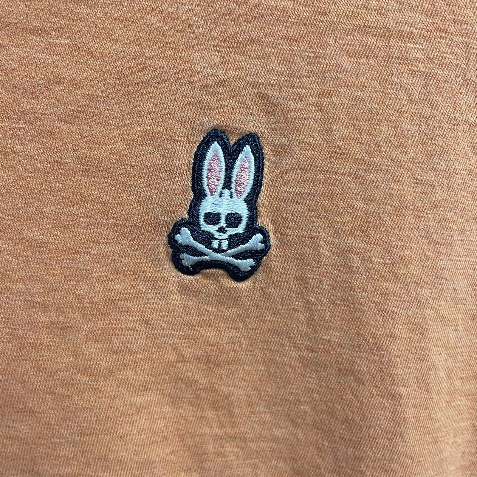 Psycho Bunny Psycho Bunny Orange V-Neck Mens Tee Pima Cotton Medium 5 Size US M / EU 48-50 / 2 - 2 Thumbnail