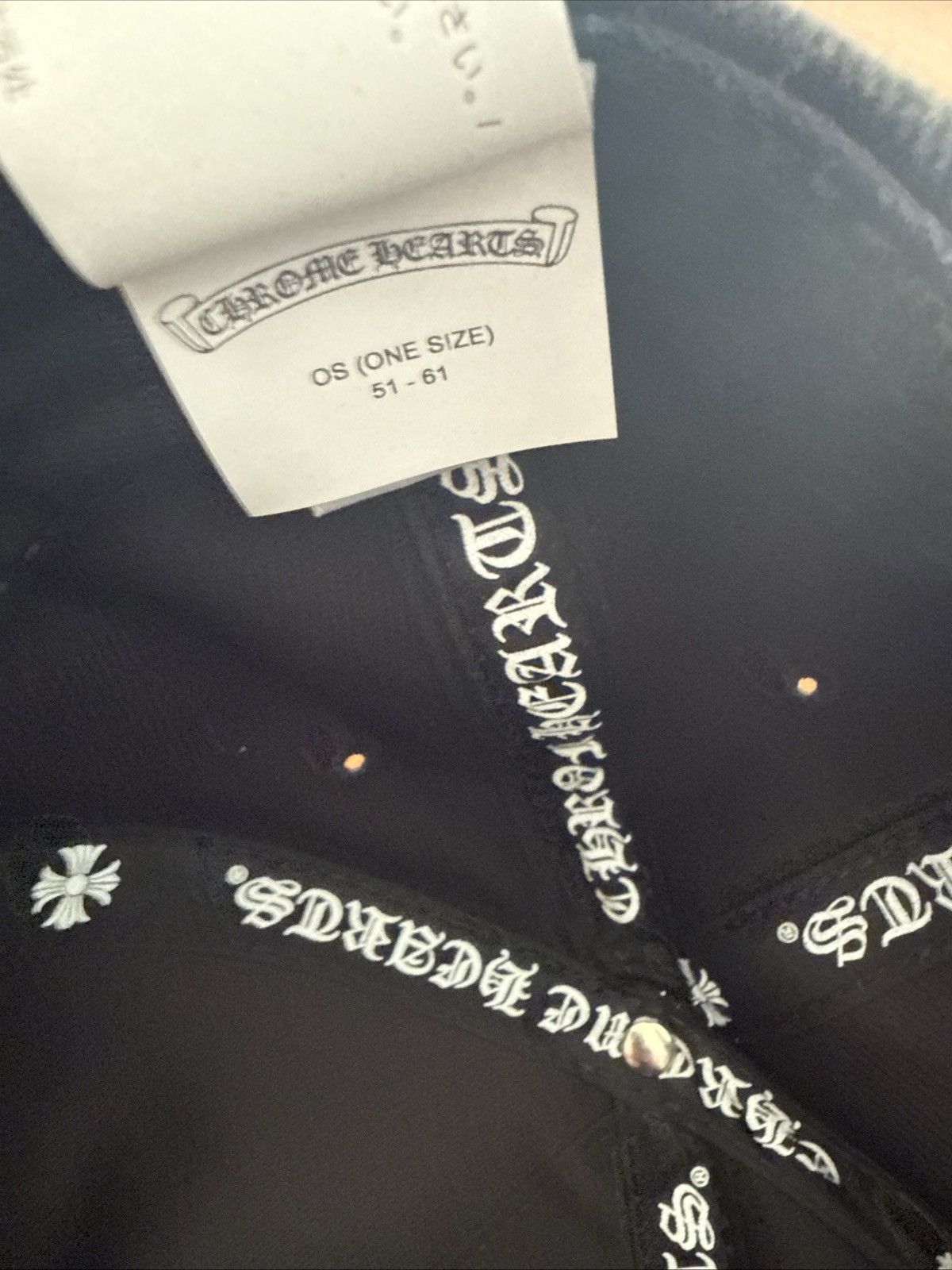 Chrome Hearts Chrome Hearts RS3 BaseBall Hat Size ONE SIZE - 6 Thumbnail