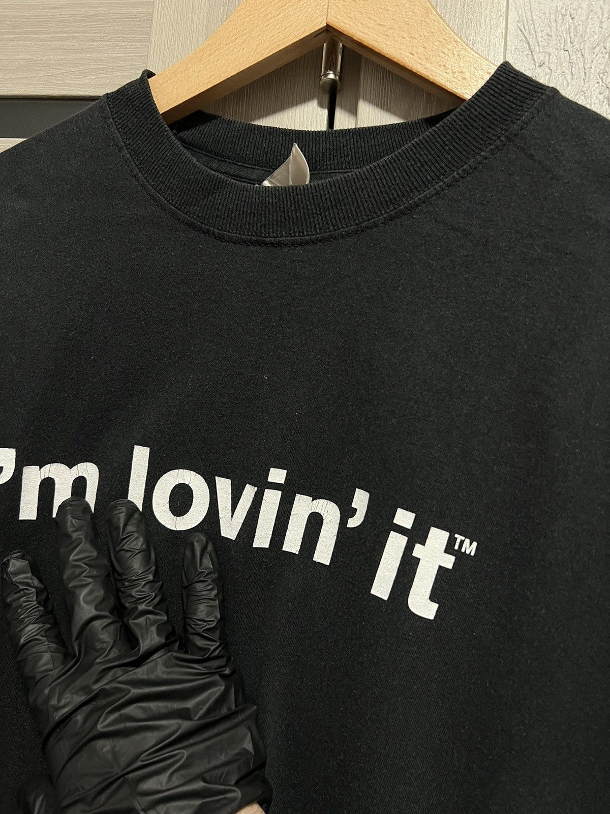 Band Tees Vintage 00s ADULT " IM LOVIT IT McDonald " FUNNY BuyTee Size US M / EU 48-50 / 2 - 2 Thumbnail