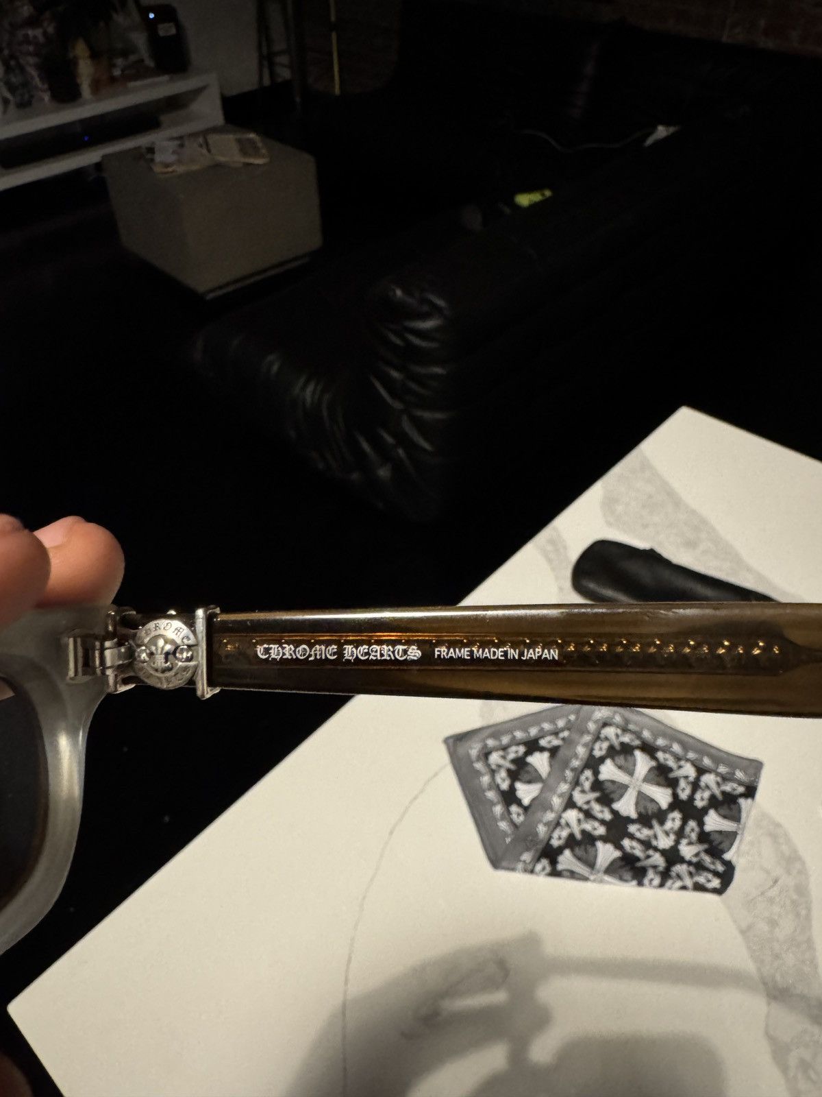 Chrome Hearts Chrome Hearts SPLAT Frame Size ONE SIZE - 4 Thumbnail