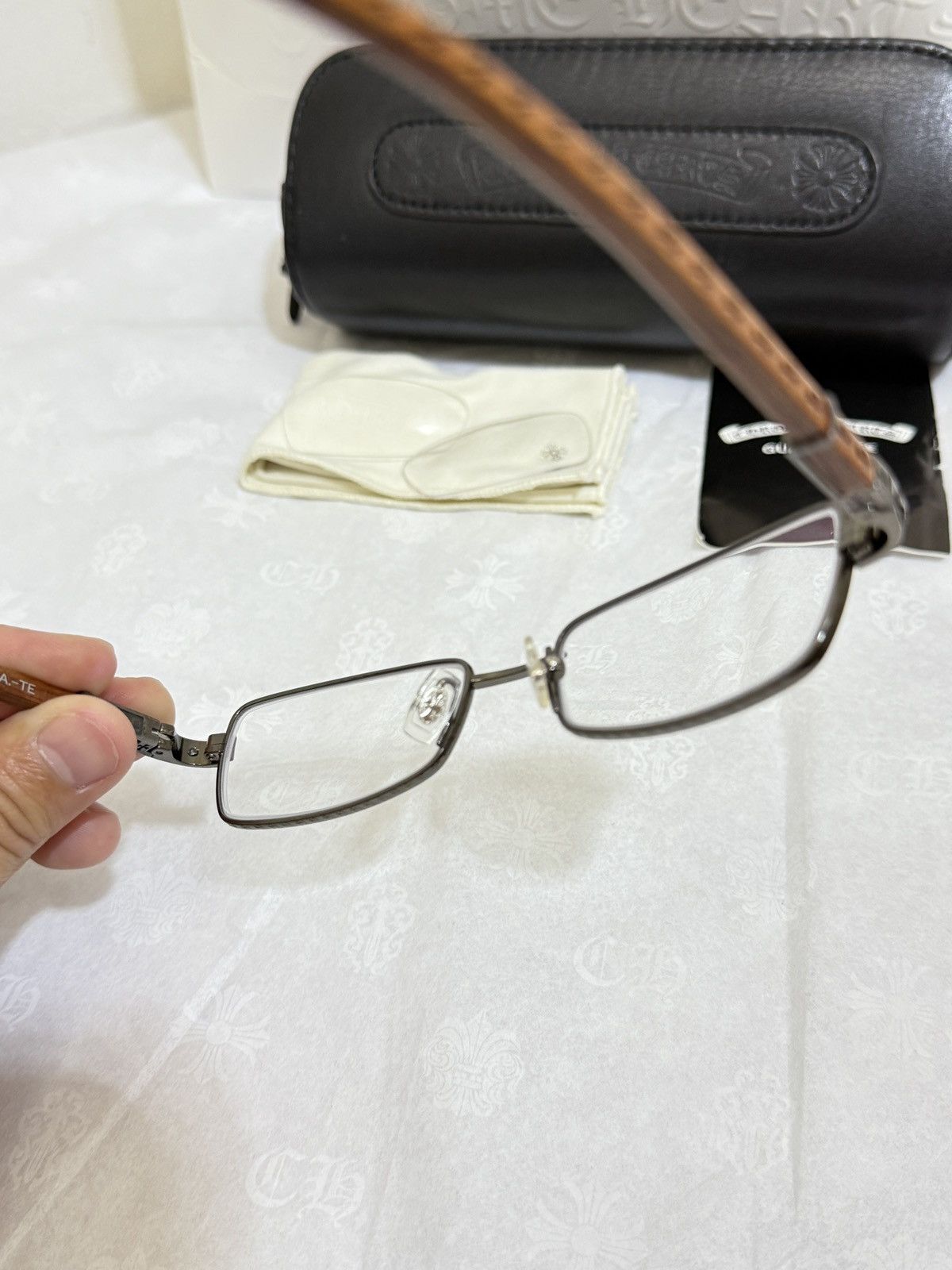 Chrome Hearts Chrome Hearts Glasses Wood “ Te-Wa-Te “ Size ONE SIZE - 10 Thumbnail