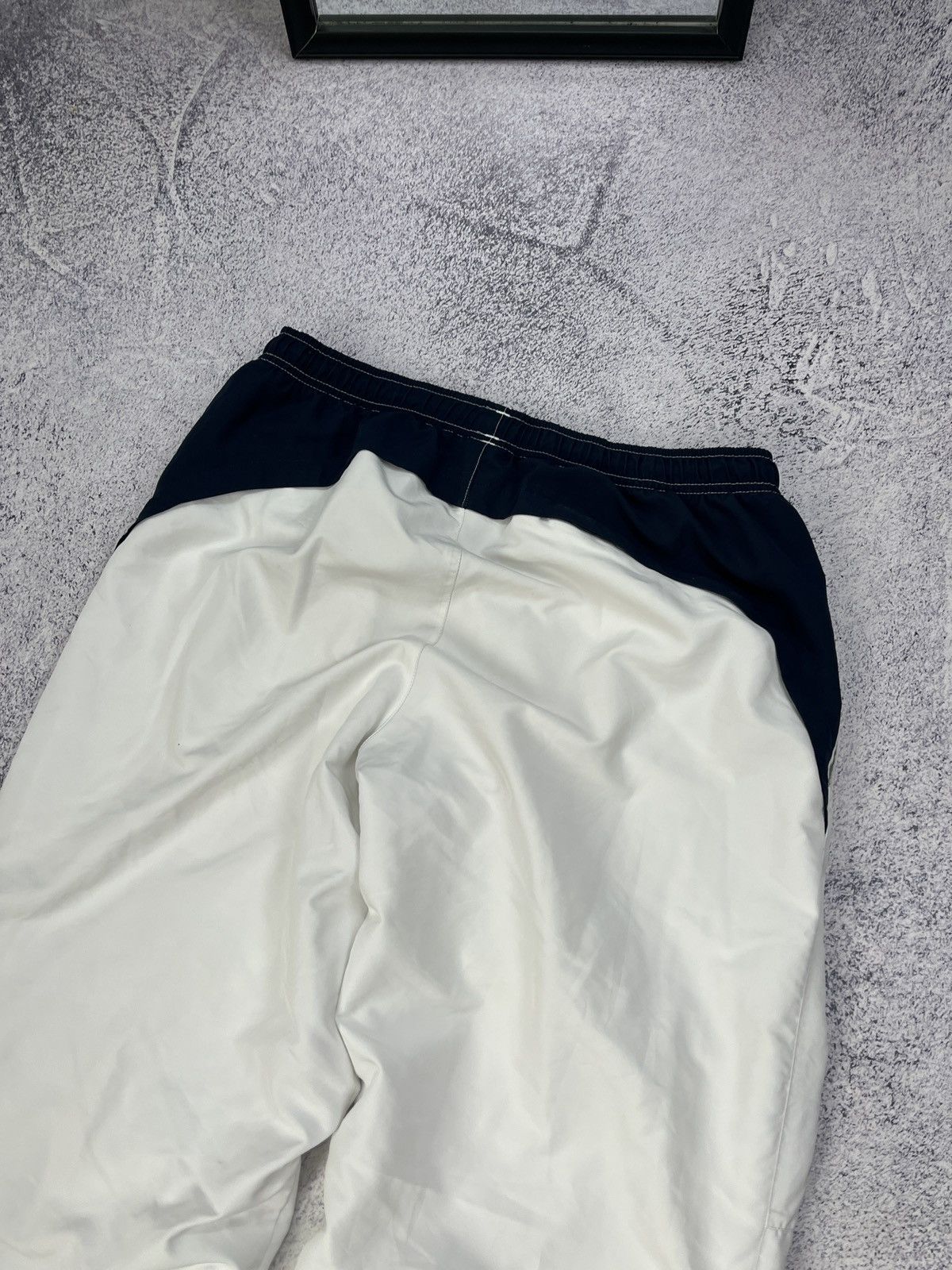 Lacoste × Vintage Vintage Lacoste White Nylon Track Pants Y2K Drill Style Rare Size US 38 / EU 54 - 22 Thumbnail