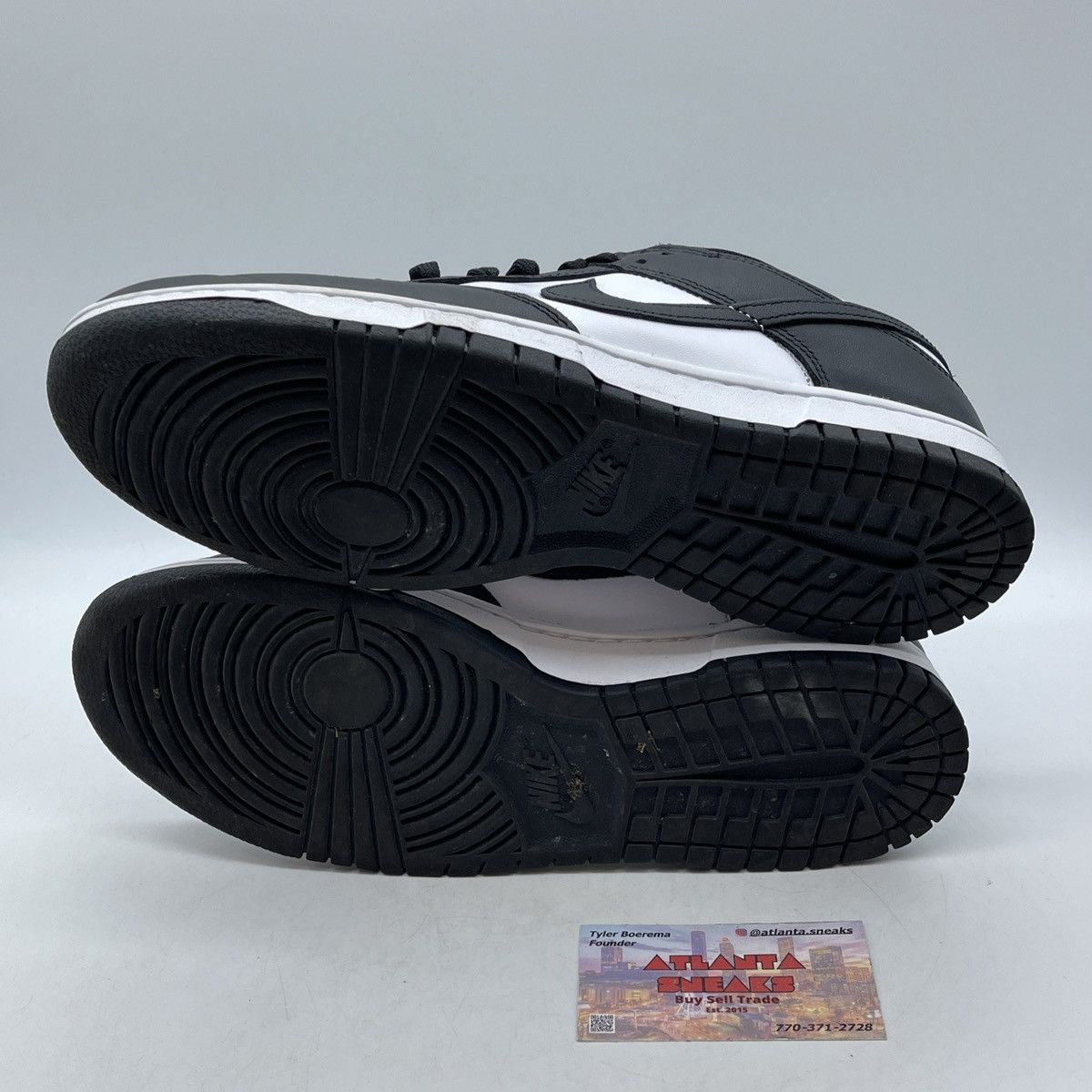 Nike Dunk low black white Size US 9.5 / EU 42-43 - 7 Thumbnail