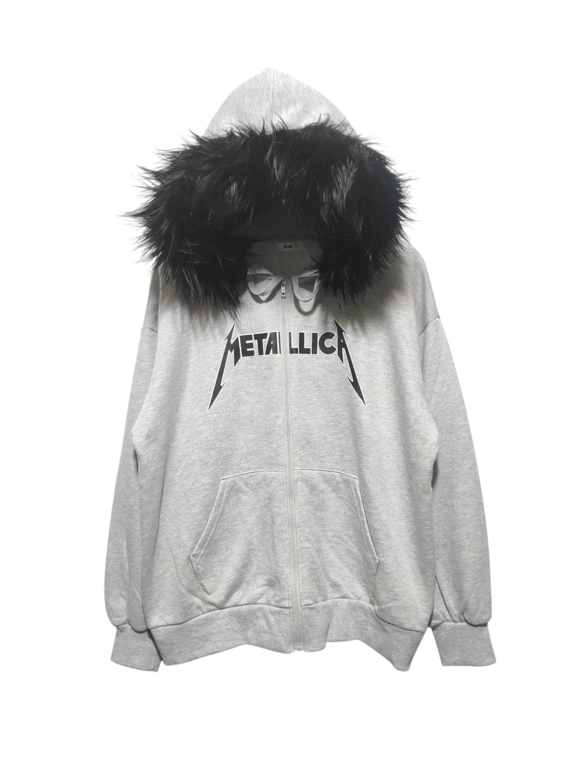 Hysteric Glamour Custom Metallica Boxy Zipper Fur Hoodie i6w9 Lgb Style Size US M / EU 48-50 / 2 - 2 Thumbnail