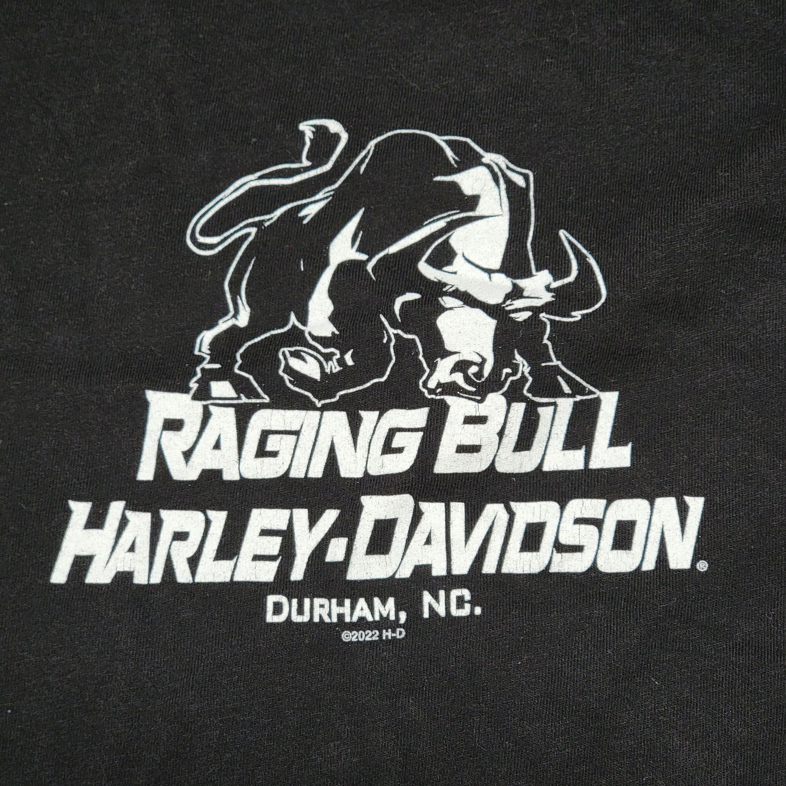 Harley Davidson Harley-Davidson Tee "Raging Bull HD Durham, NC" - Adult Med Size M / US 6-8 / IT 42-44 - 4 Thumbnail