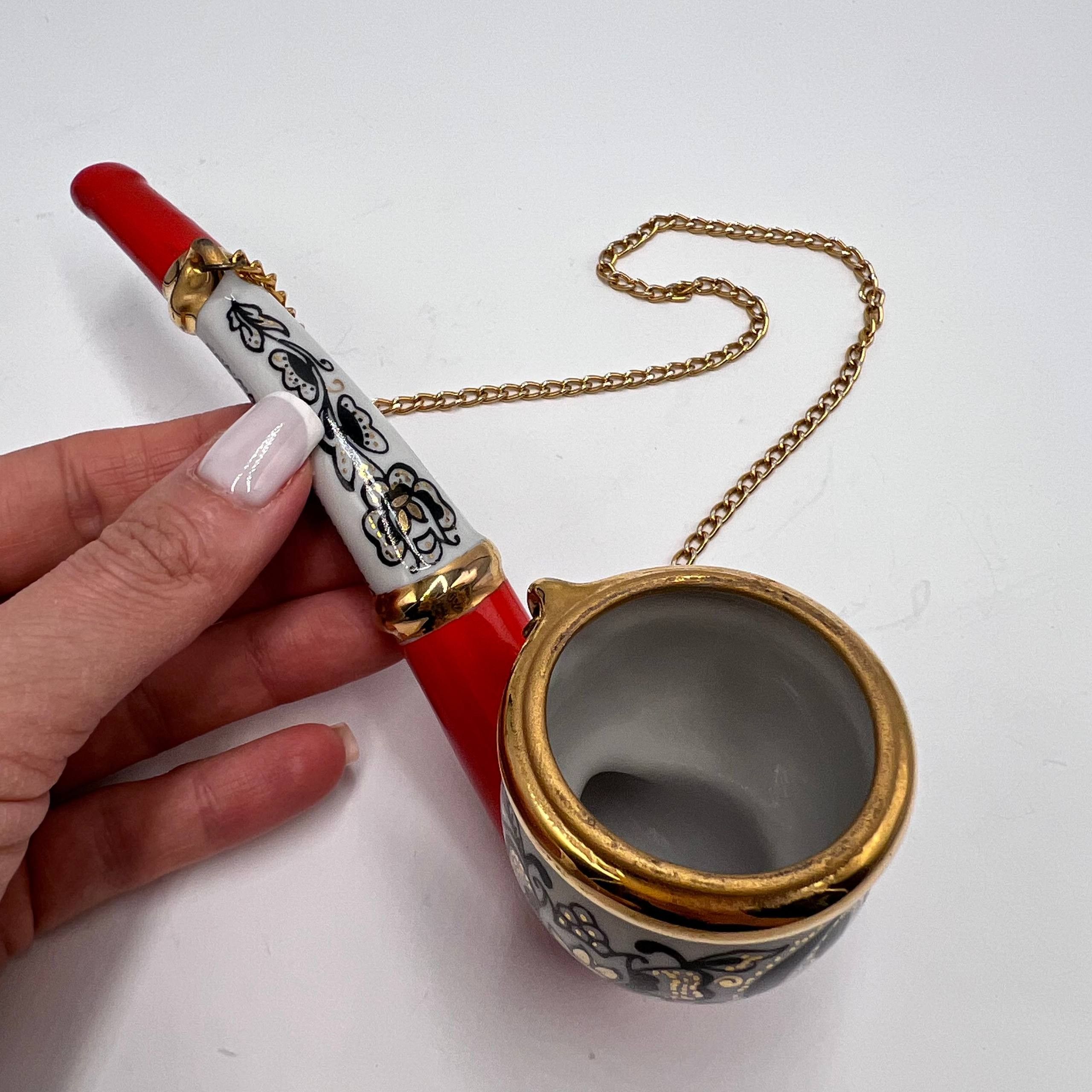 Vintage Vintage USSR Porcelain Smoking Pipe Ukrainian 1978 Size ONE SIZE - 6 Thumbnail
