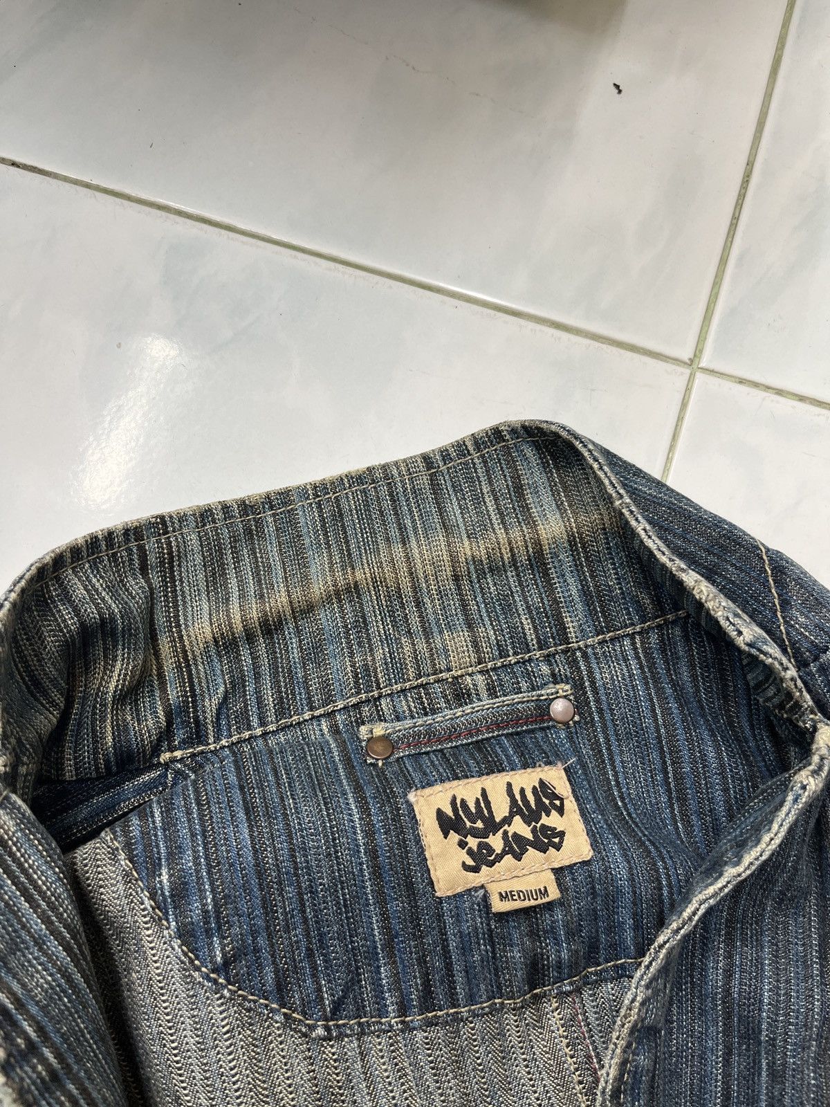 Vintage 🔥🔥🔥STEALS VTG NYLAUS JEANS DENIM JACKET Size M / US 6-8 / IT 42-44 - 11 Thumbnail