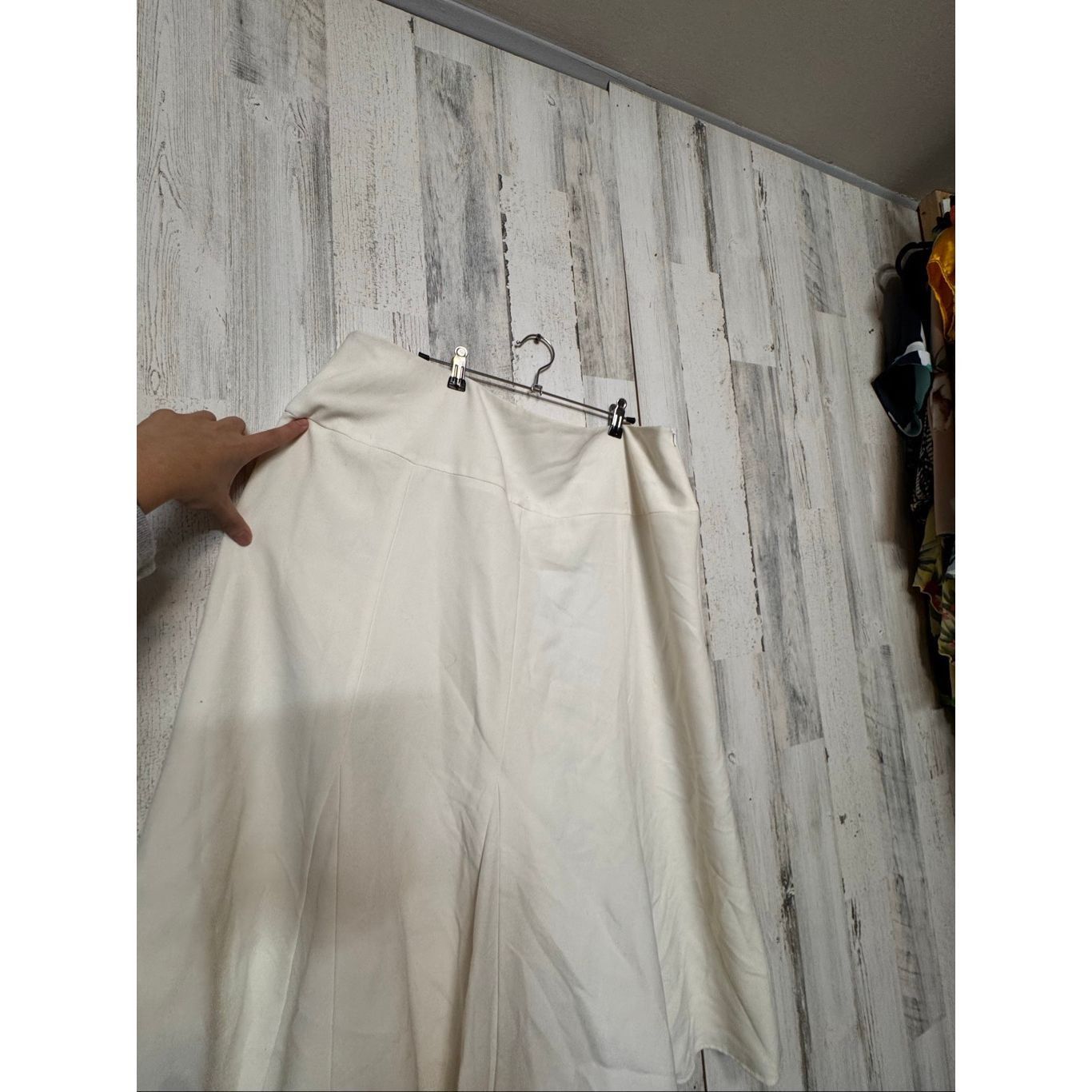 Other Ashley Stewart 16W Cream A-Line Midi Skirt w/ Lining – Elega Size 38" / US 16 / IT 52 - 7 Thumbnail