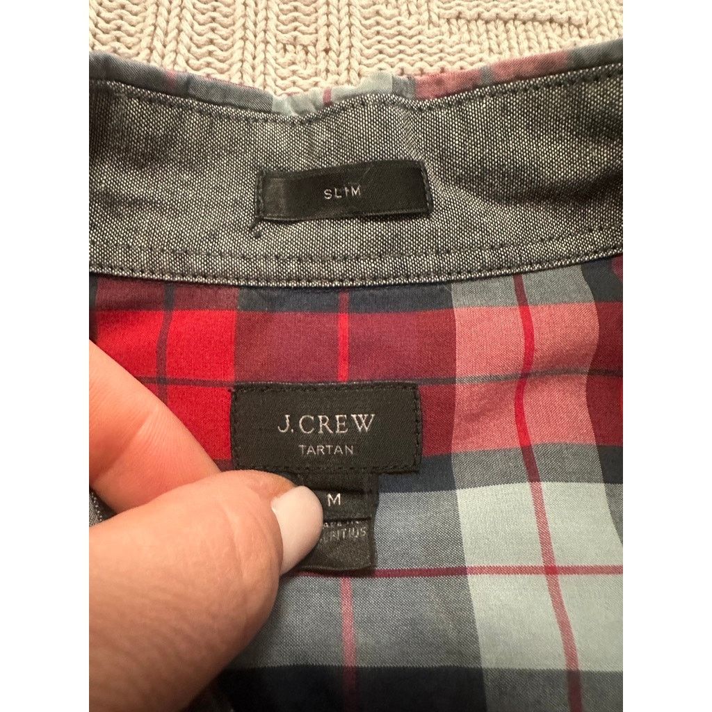 J.Crew J Crew red tartan slim fit button down size M Size US M / EU 48-50 / 2 - 5 Thumbnail
