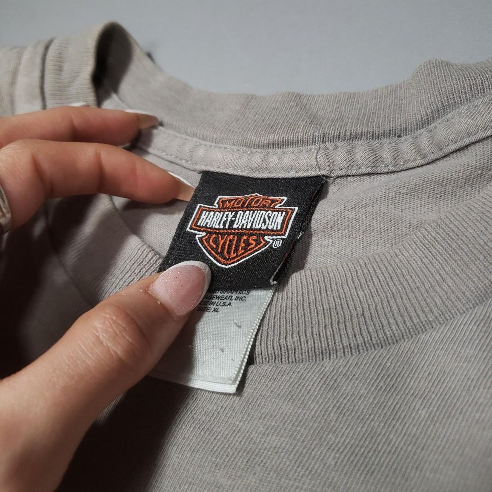 Harley Davidson Vintage Harley Davidson graphic pocket tee Mens XL Size US XL / EU 56 / 4 - 4 Thumbnail