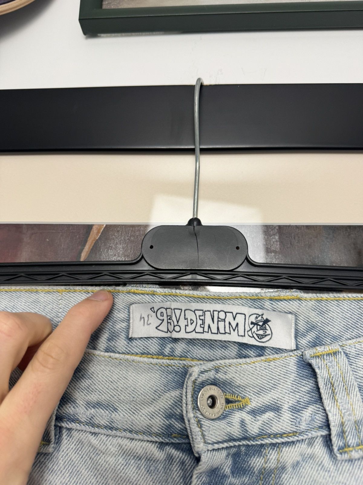Polar Skate Co. Polar 93 Stonewashed Jeans Skate Denim Regular Baggy Rare Size US 30 / EU 46 - 4 Thumbnail